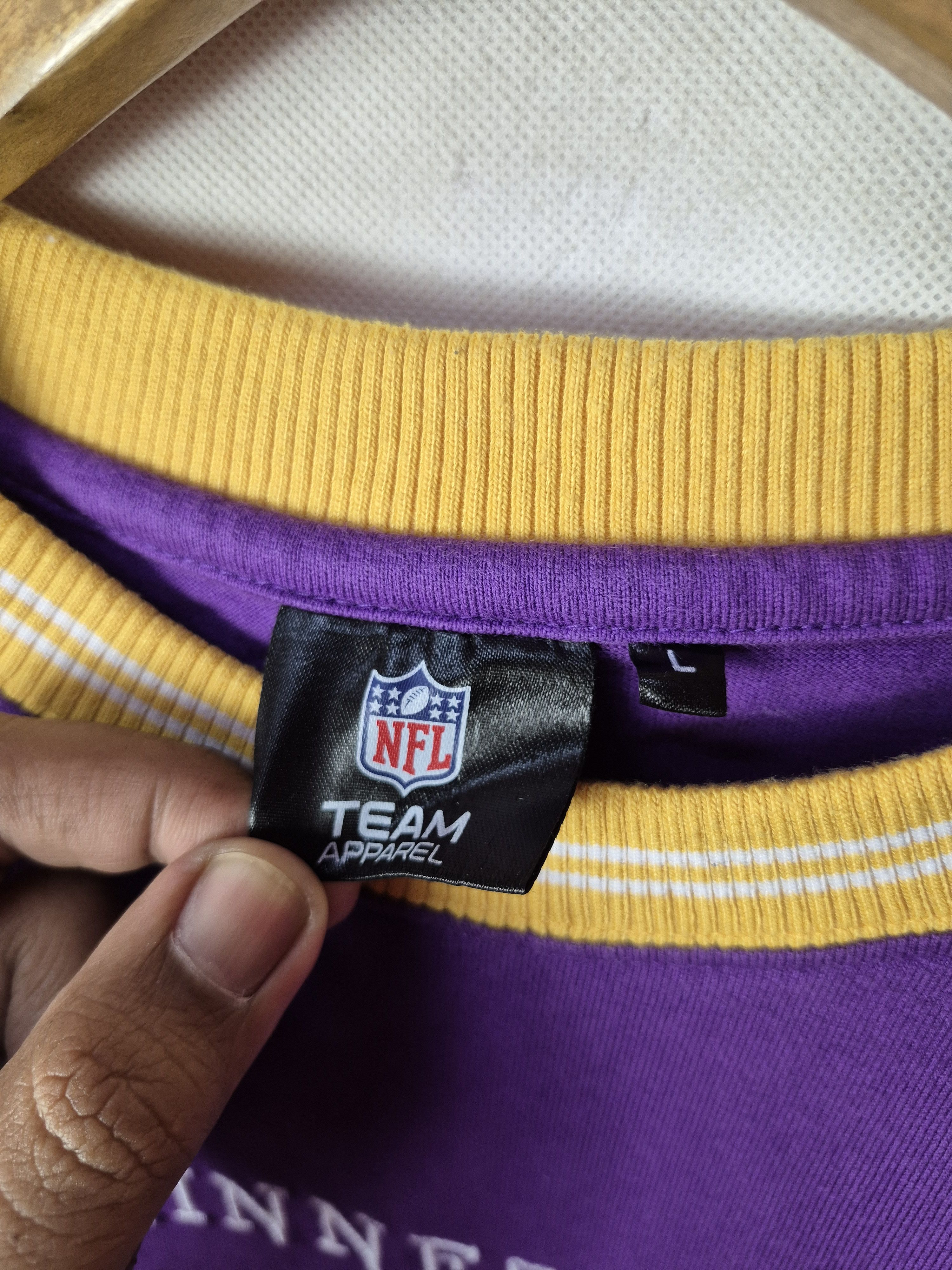 NFL 🔥 Wego Japan NFL Minnesota Vikings Tee American Sport Size US L / EU 52-54 / 3 - 6 Thumbnail