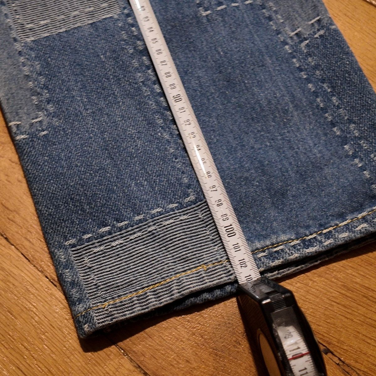 Other Sashiko Inspired Patchwork Denim Size W29–30 Size US 29 - 7 Thumbnail
