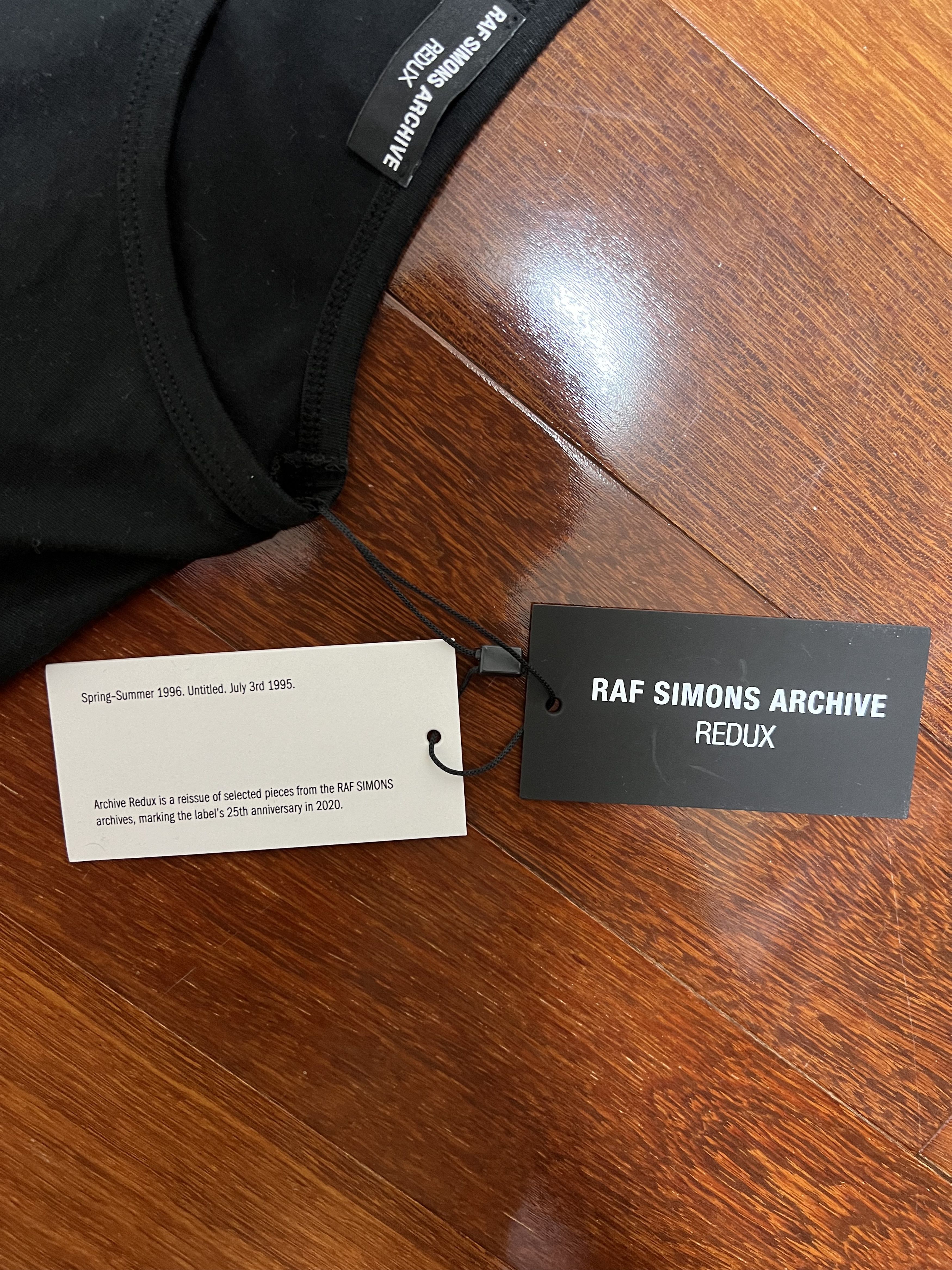 Raf Simons 💚 Raf Simons Redux Teenage Tank Top Black X-Large NEW Size US XL / EU 56 / 4 - 5 Thumbnail