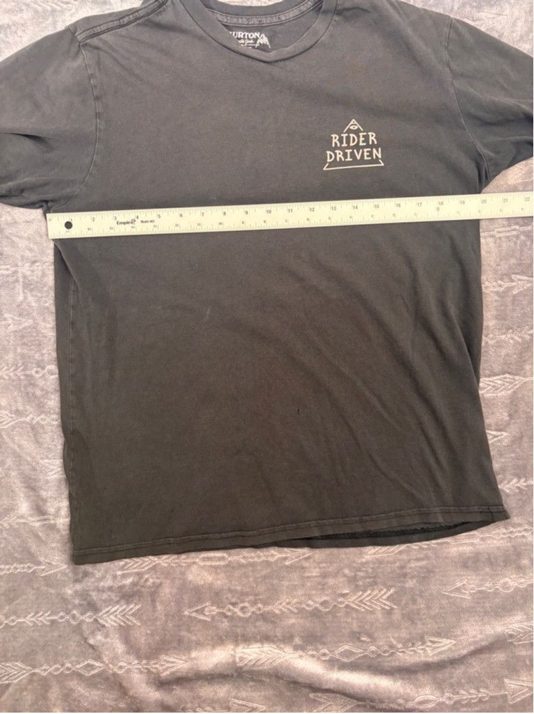Burton Men's Burton Rider Driven Gray T-shirt Size M Size US M / EU 48-50 / 2 - 2 Thumbnail