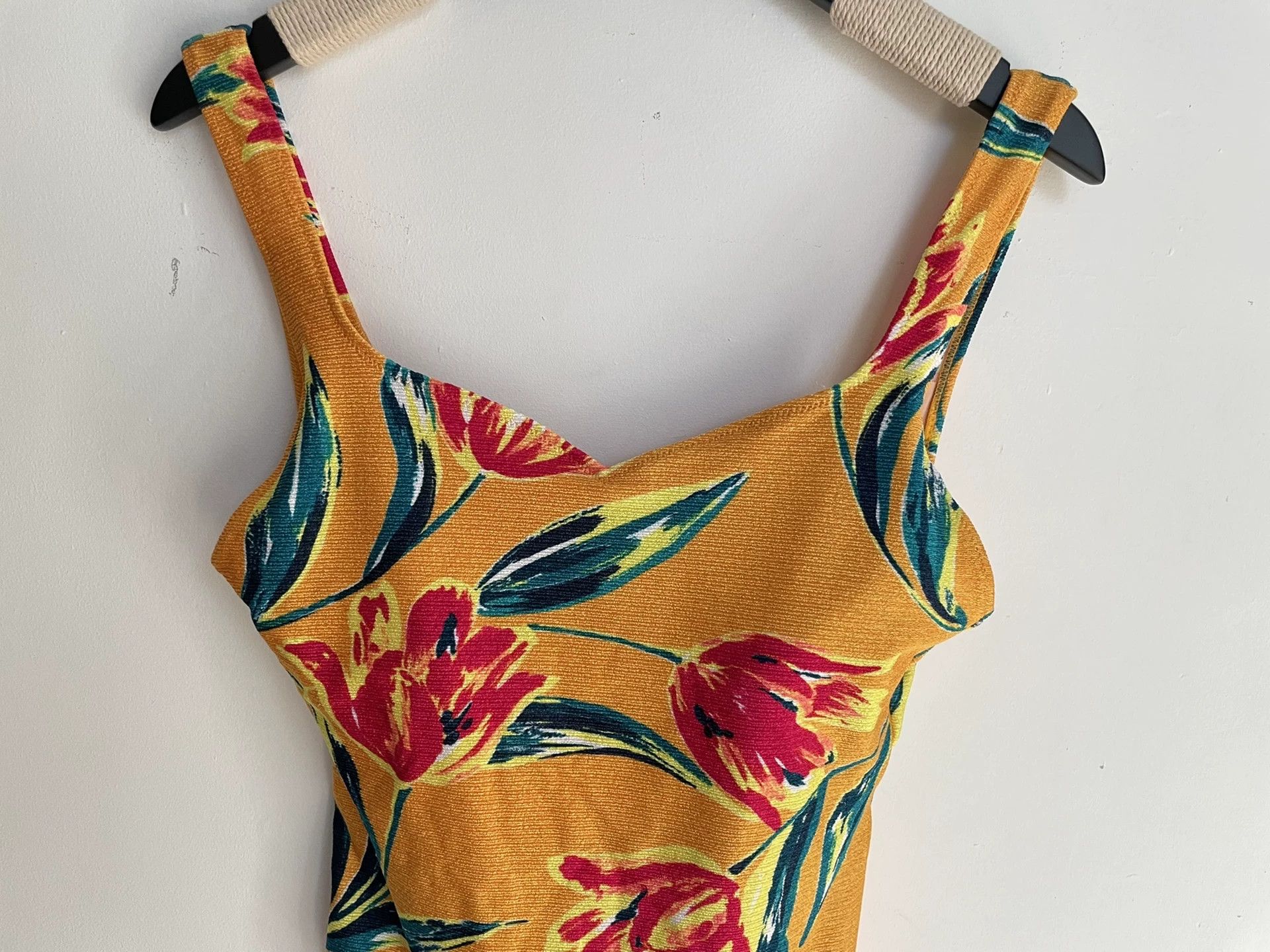 Yves Saint Laurent YSL 1990s Vibrant Floral Swimsuit Women's M Size M / US 6-8 / IT 42-44 - 7 Thumbnail