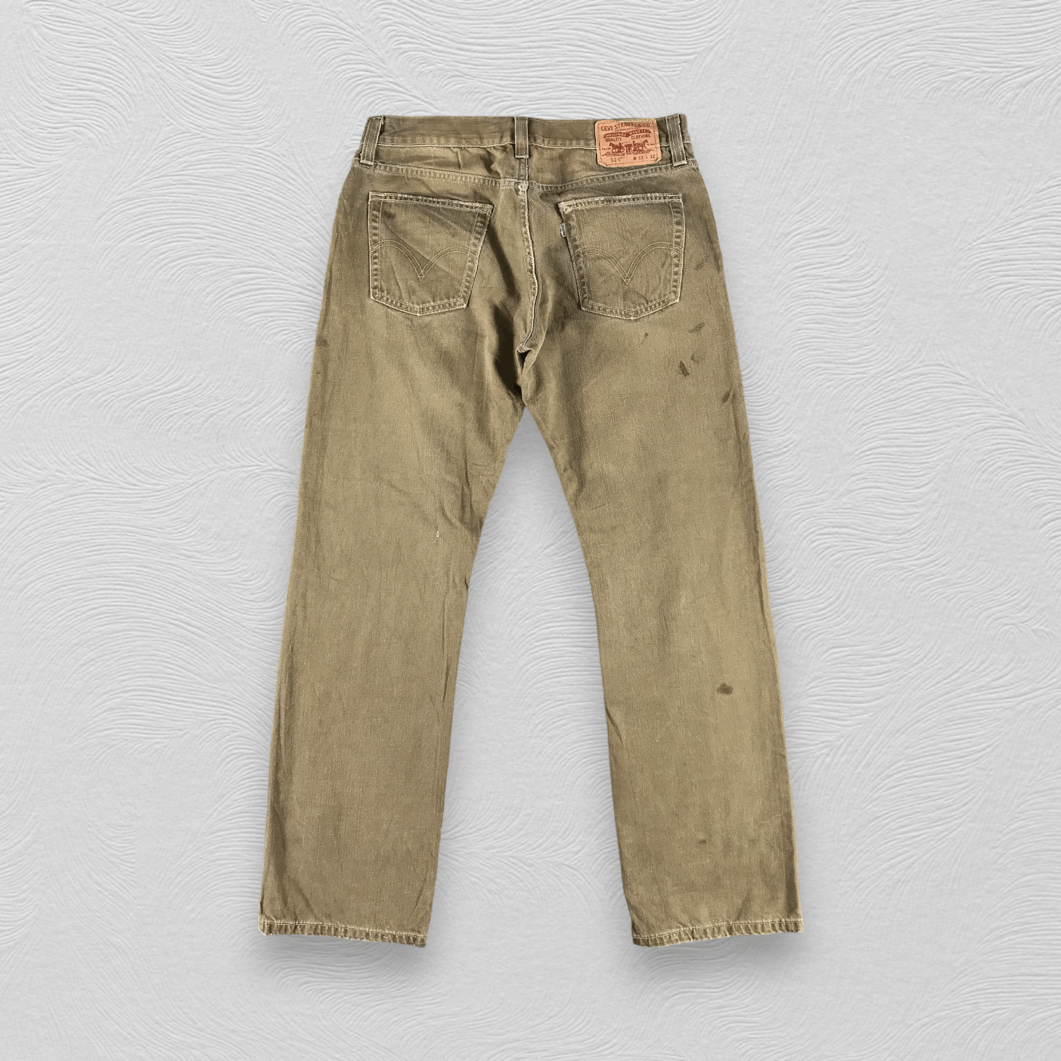 Levi's Vintage Levis 514 Jeans Earth Tone Denim KJ1369 Size US 33 - 2 Thumbnail