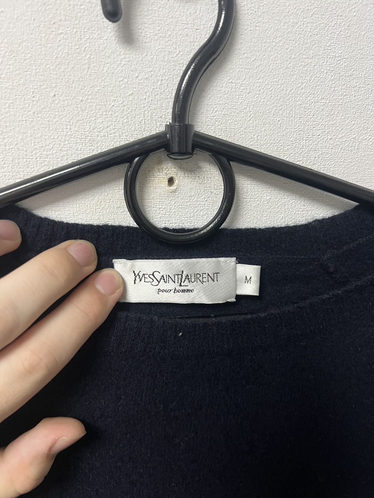 Yves Saint Laurent Vintage Yves Saint Laurent YSL Wool Sweater logo Size US M / EU 48-50 / 2 - 2 Thumbnail