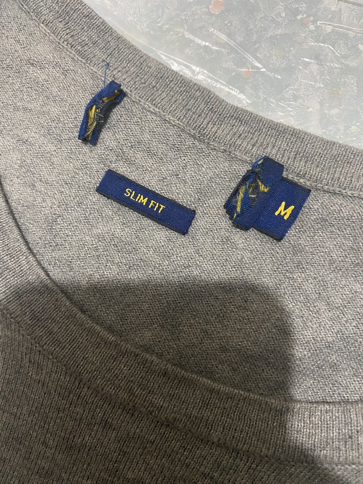 Polo Ralph Lauren × Ralph Lauren Ralph Lauren vintage gray knitwear sweater Size US M / EU 48-50 / 2 - 3 Thumbnail