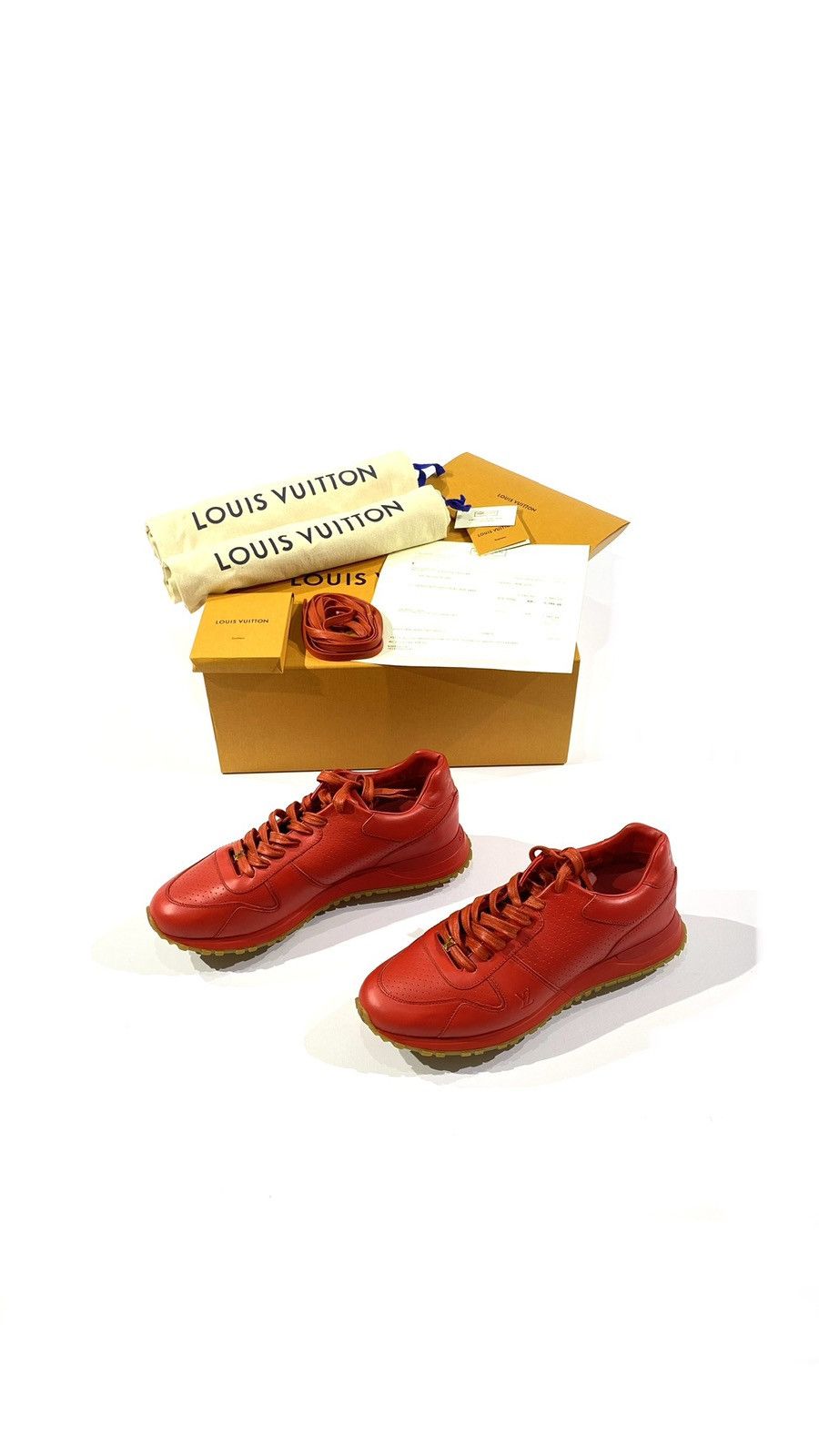 Louis Vuitton X Supreme 8 Run Away sneakers Red
