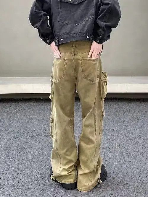 Japanese Brand Cargo Beige Jeans Size US 30 / EU 46 - 6 Thumbnail