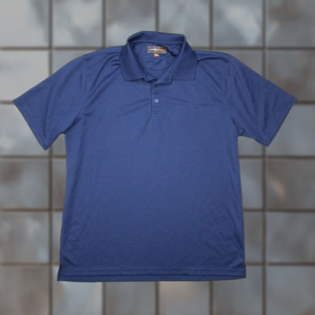 Vintage Loudmouth Golf Mens Polo Shirt XL Blue Short Sleeve Performance Logo Golfing Shirt Quality 100% Polyester Size US XL / EU 56 / 4 - 1 Thumbnail