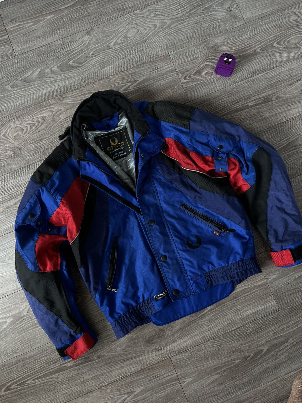 Belstaff Vintage Racing Belstaff 90s 2 in 1 Cordura Big Logo Jacket Size US L / EU 52-54 / 3 - 13 Thumbnail