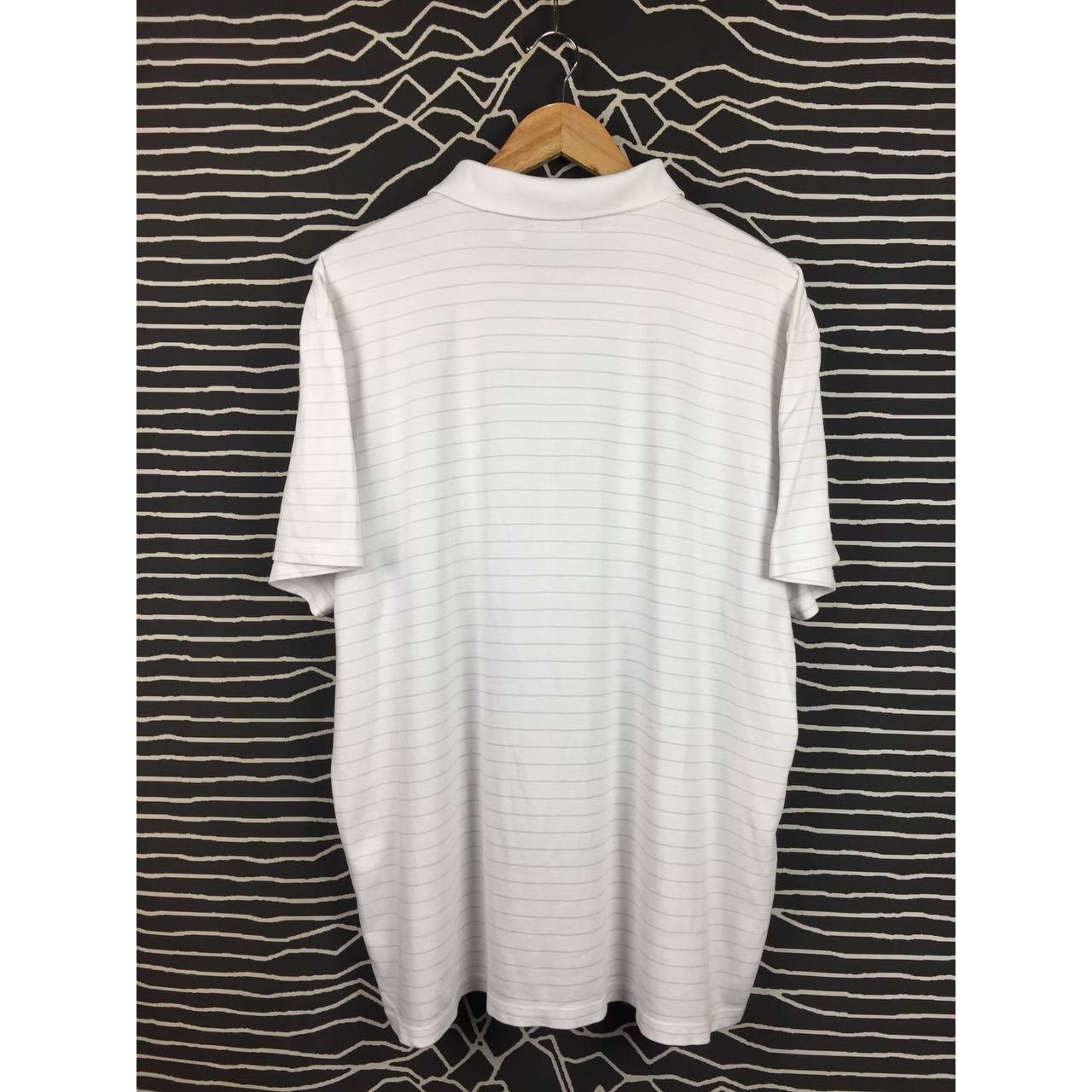 Calvin Klein × Vintage Calvin Klein CK Casual Striped Short Sleeve Polo Tee Size US XXL / EU 58 / 5 - 7 Thumbnail