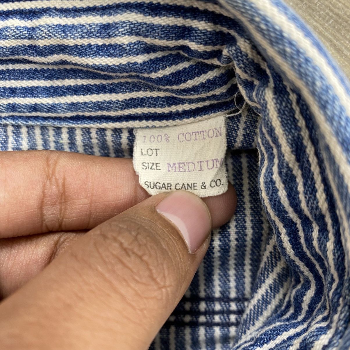 Sugar Cane 1990s Vintage Sugar Cane Hickory Denim Work Shirt Size US M / EU 48-50 / 2 - 5 Thumbnail
