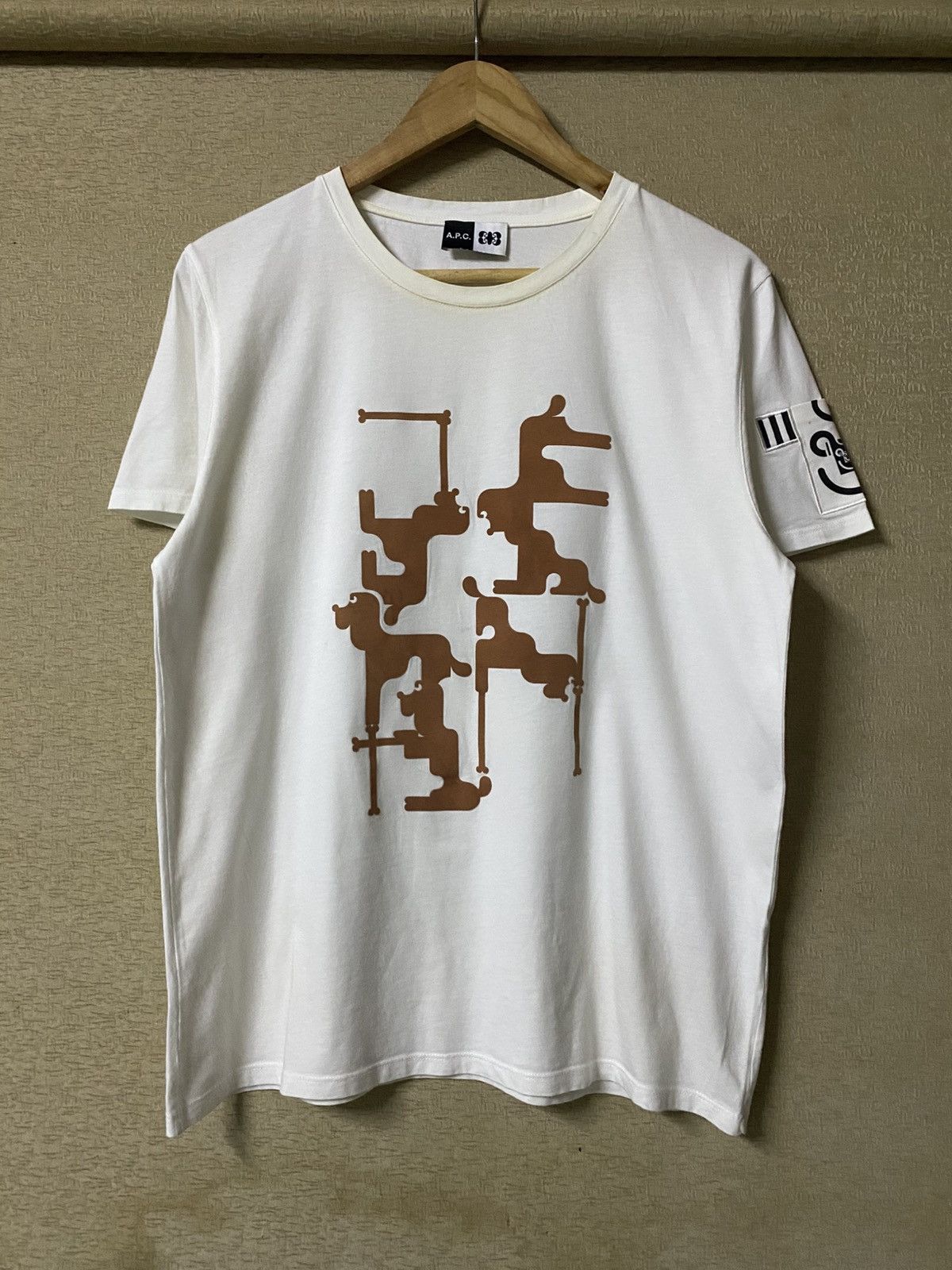 A.P.C. × Japanese Brand A.P.C x M/M Paris Art Tshirt Size US M / EU 48-50 / 2 - 1 Thumbnail