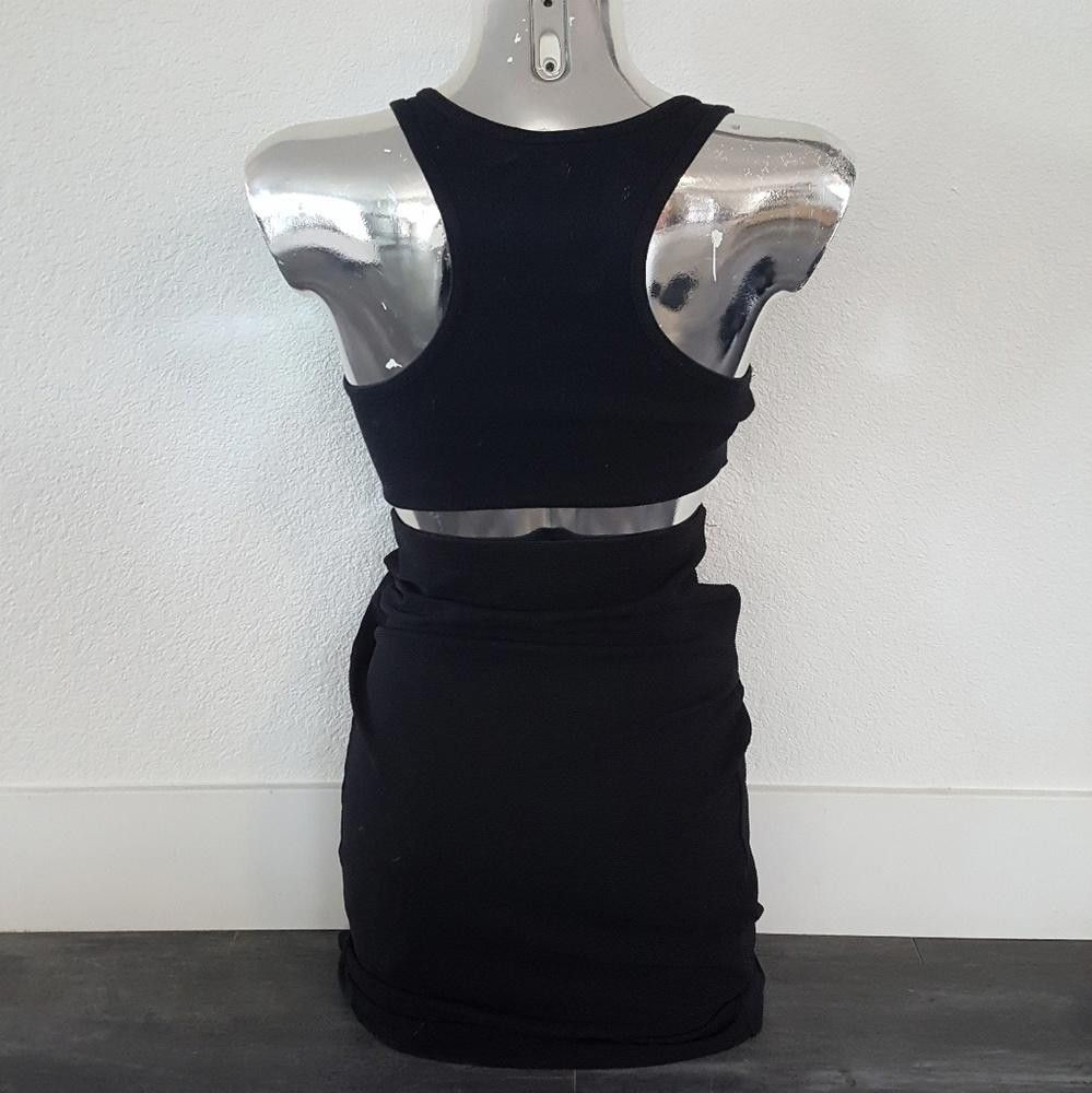 H&M Black Asymmetrical H&M High Waisted Midi Size 26" / US 2 / IT 38 - 2 Thumbnail