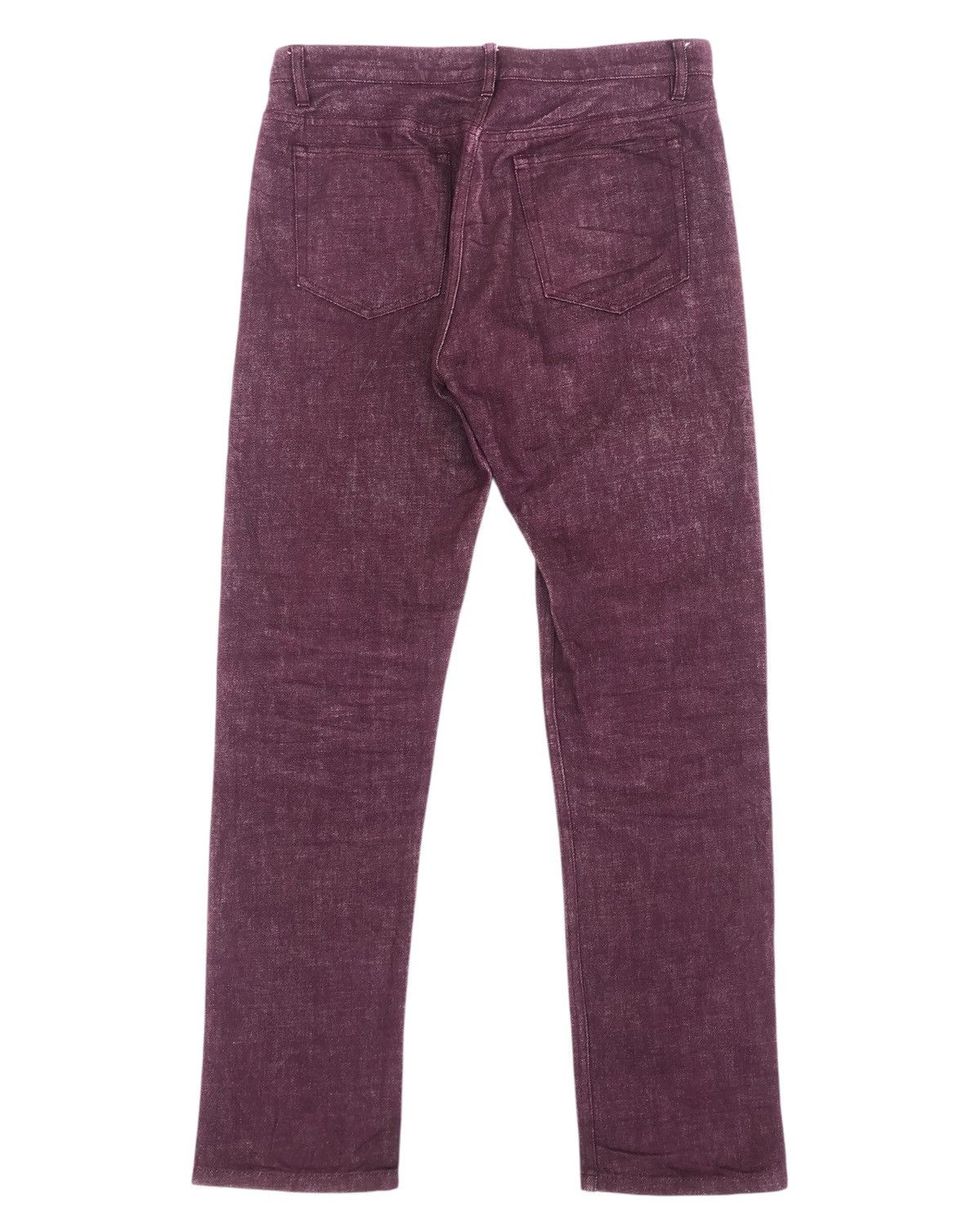 A.P.C. Y2K A.P.C Burgundy Straight—Cut Jeans Size US 31 - 2 Thumbnail