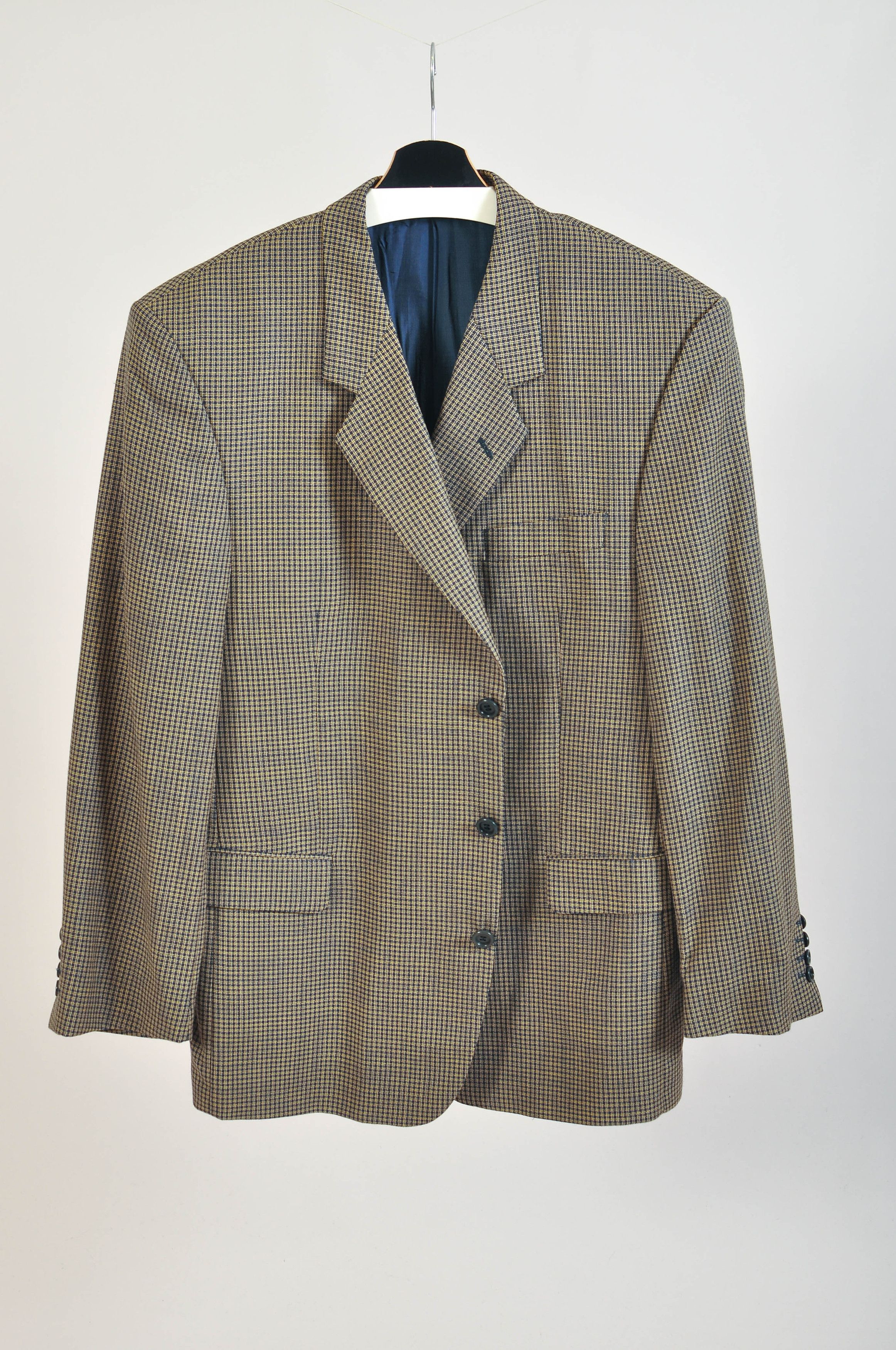 Other Vintage checkered blazer jacket Size 44R - 1 Thumbnail