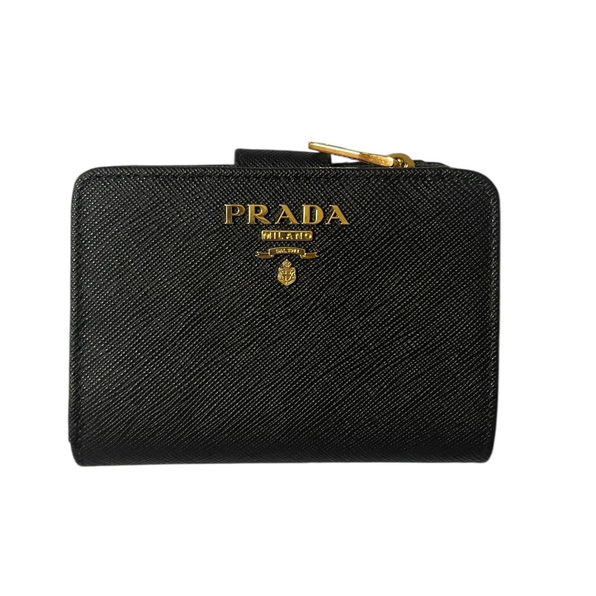 Prada Prada women's wallet in black Saffiano leather Size ONE SIZE - 1 Thumbnail