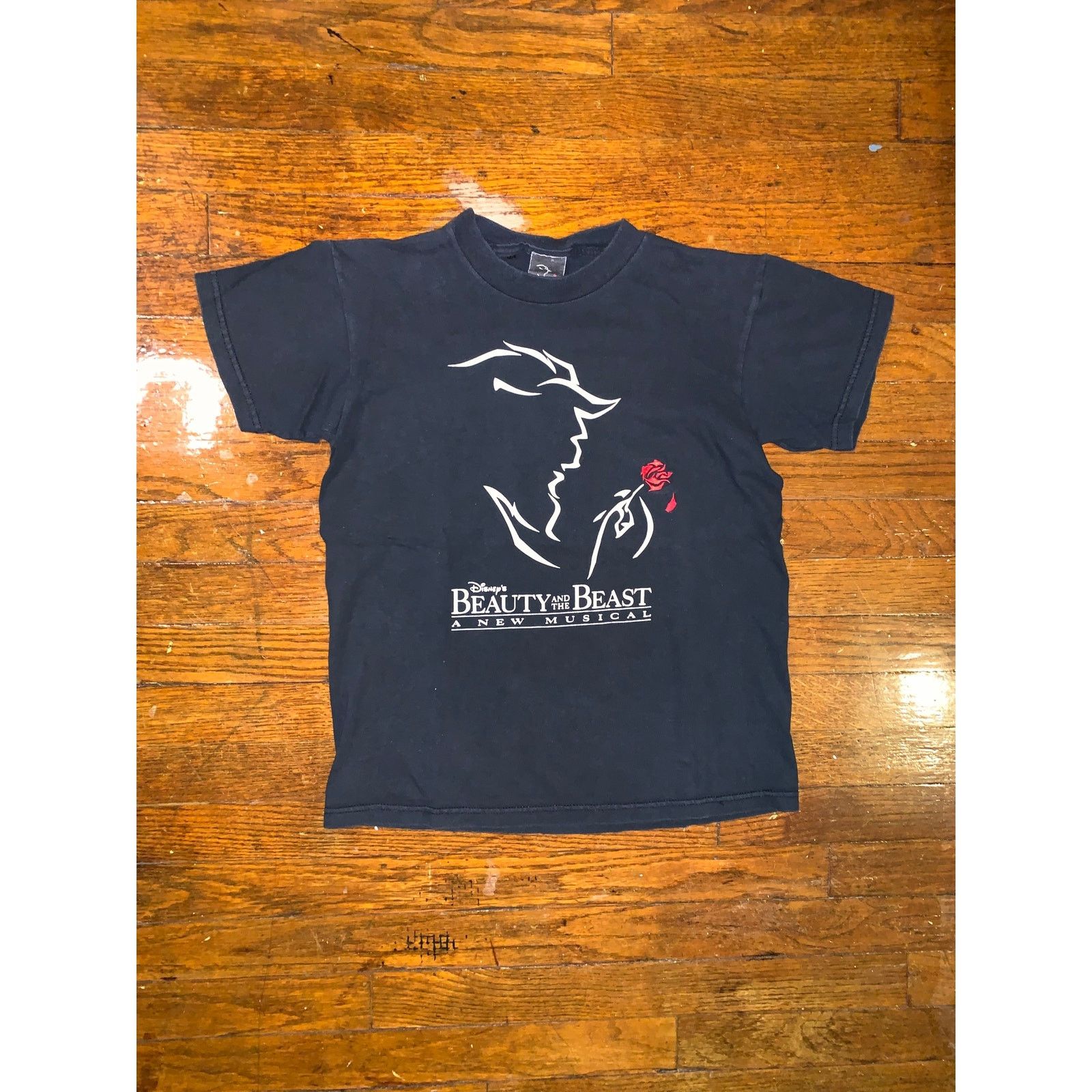 Disney × Other × Vintage Beauty and the Beast Broadway Baby Tee Disney Womens XS S Size XS / US 0-2 / IT 36-38 - 2 Thumbnail