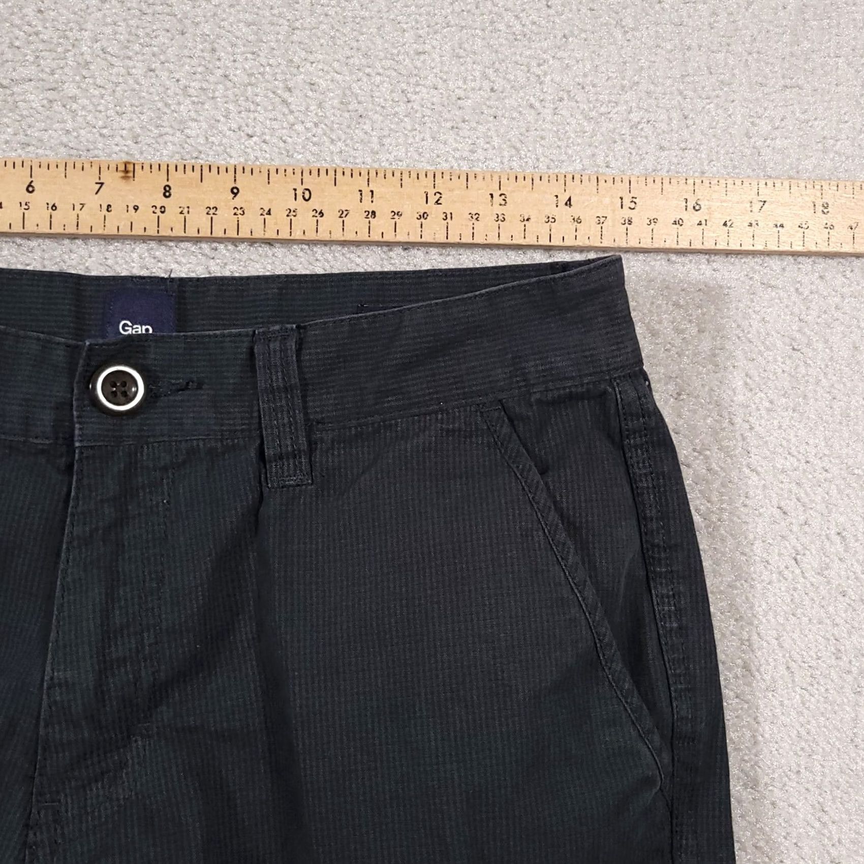 Gap Gap Slim Fit Casual Dress Pants Mens 30x30 Gray Striped Straight Leg Workwear Pants Size US 30 / EU 46 - 7 Thumbnail