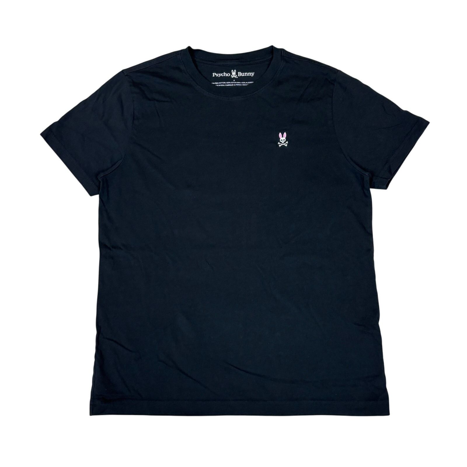 Psycho Bunny Psycho Bunny Classic Crew Pima Cotton T Shirt Men's 4 / S Size US S / EU 44-46 / 1 - 1 Thumbnail