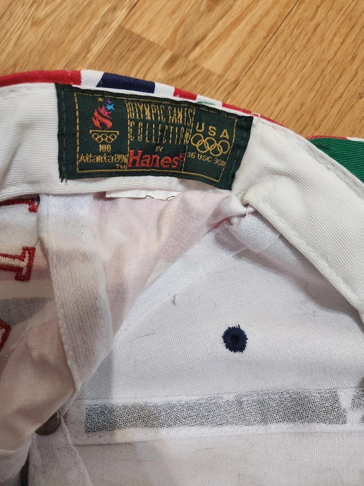 Hanes Australia Hat Cap SnapBack Big Logo Star Flag 1996 Olympics Size ONE SIZE - 4 Thumbnail