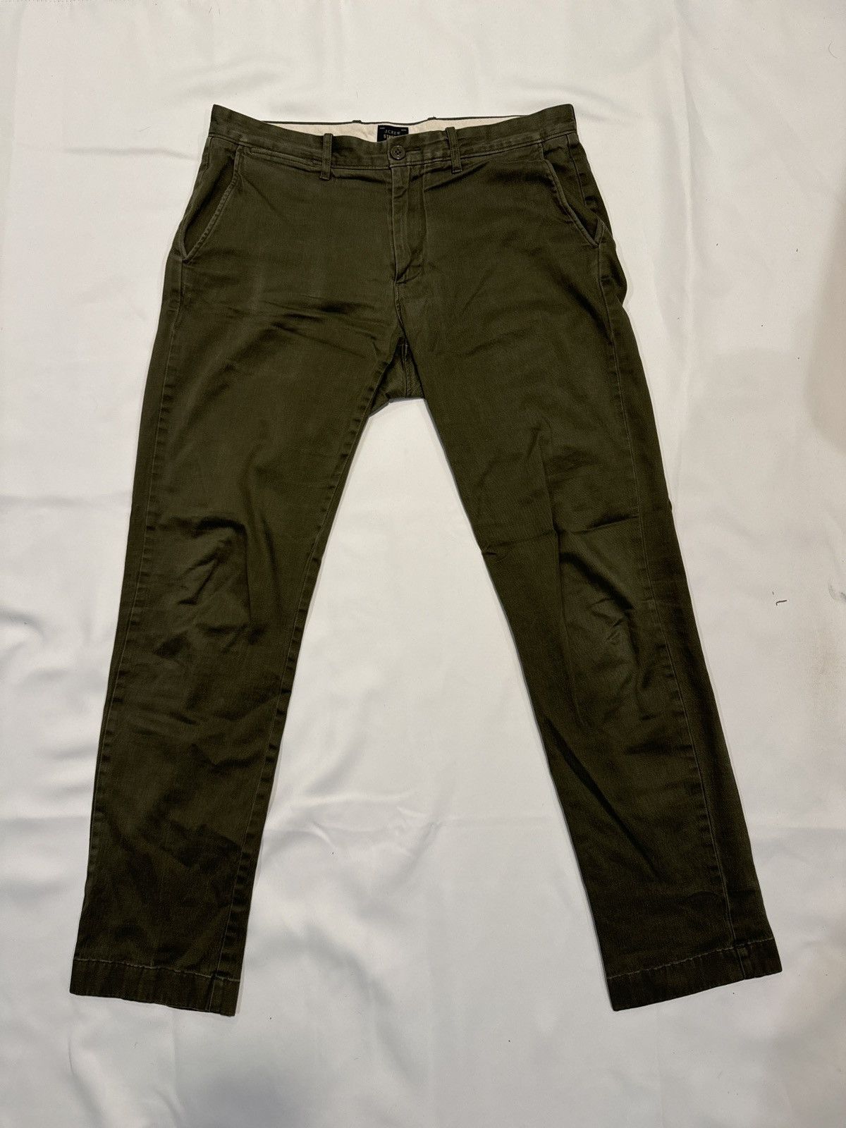 J.Crew Stretch Chino 770 in olive green Size US 34 / EU 50 - 7 Thumbnail