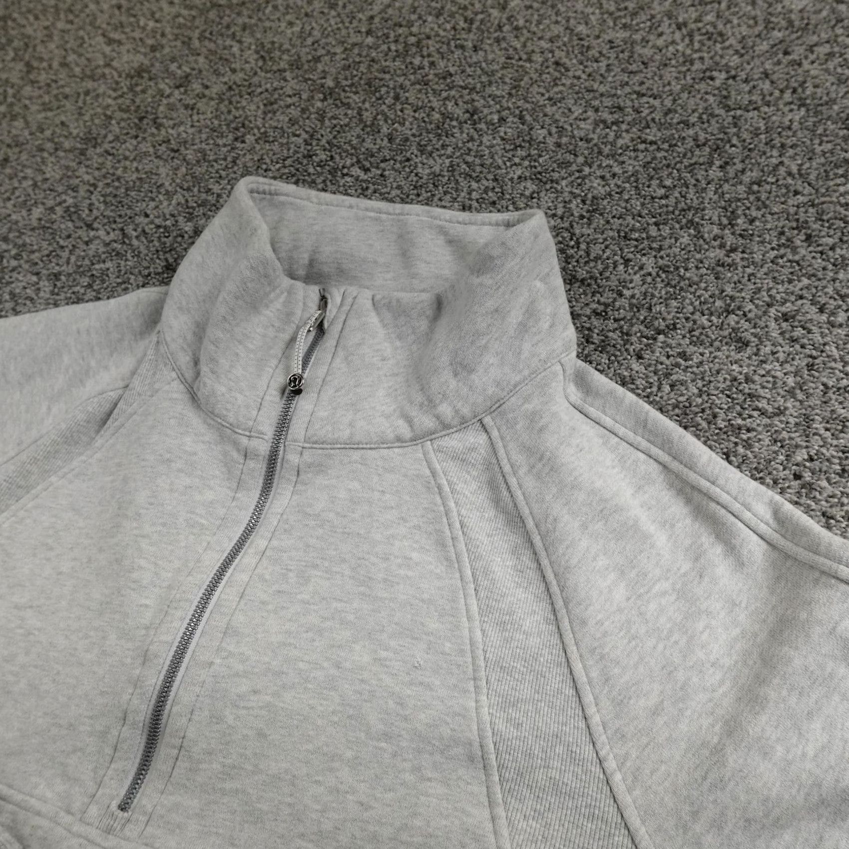 Lululemon Lululemon Sweatshirt Womens 2XL Gray Scuba Oversized 1/2 Zip Pullover Sweater Size XXL / US 16-18 / IT 52-54 - 2 Thumbnail