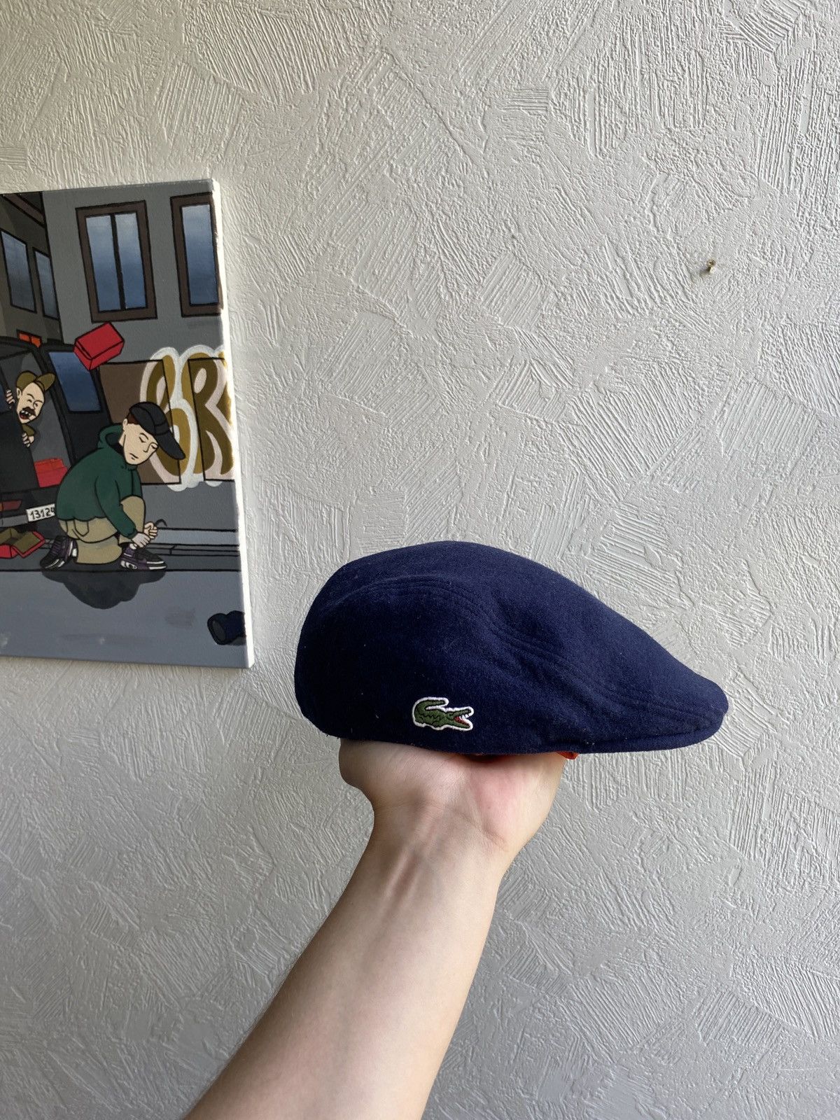 Lacoste Lacoste Vintage Wool Cap Hat Size ONE SIZE - 1 Thumbnail