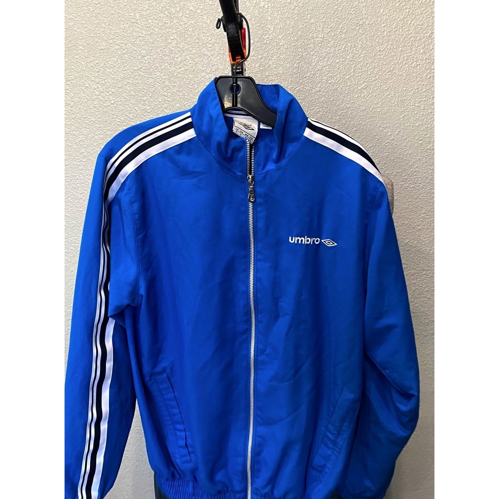 Umbro Umbro Jacket Blue Zippered Track SWEATER Small S Men Size US S / EU 44-46 / 1 - 2 Thumbnail