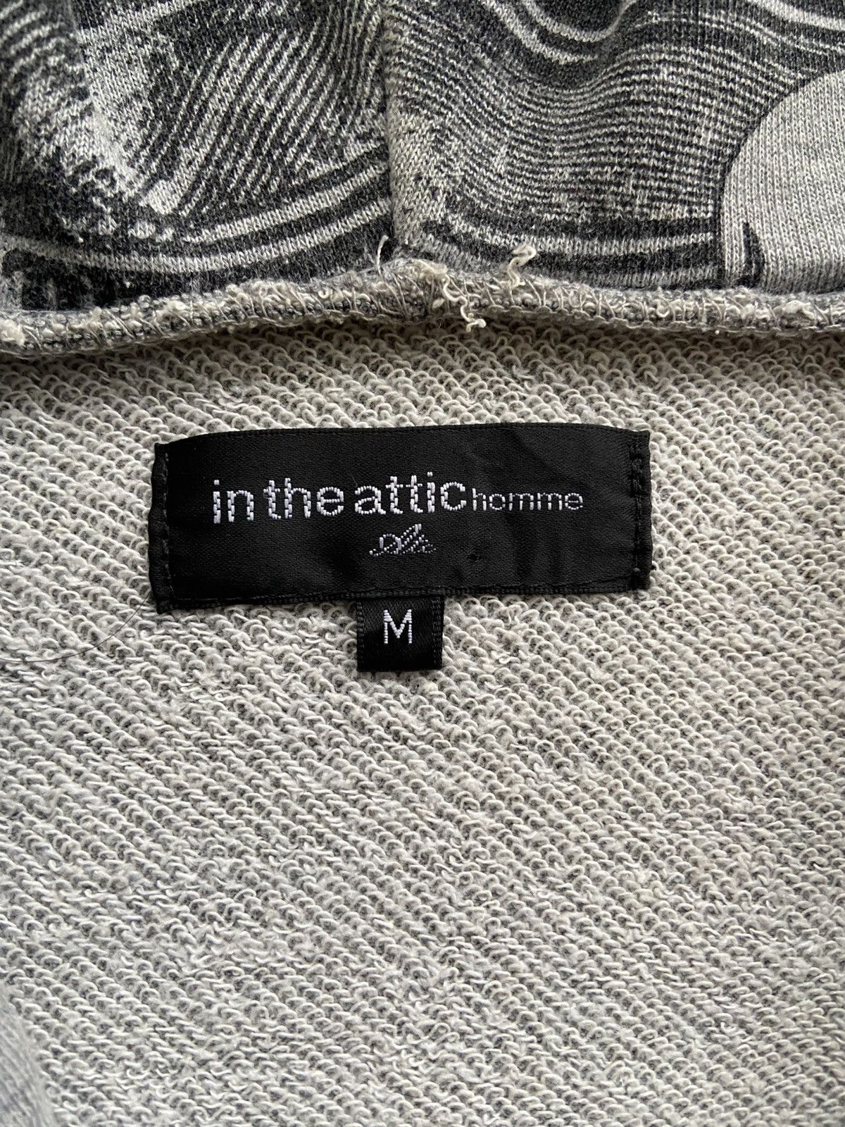 In The Attic 2000s In The Attic Homme - Full Print Skull Zip Hoodie Size US M / EU 48-50 / 2 - 5 Thumbnail