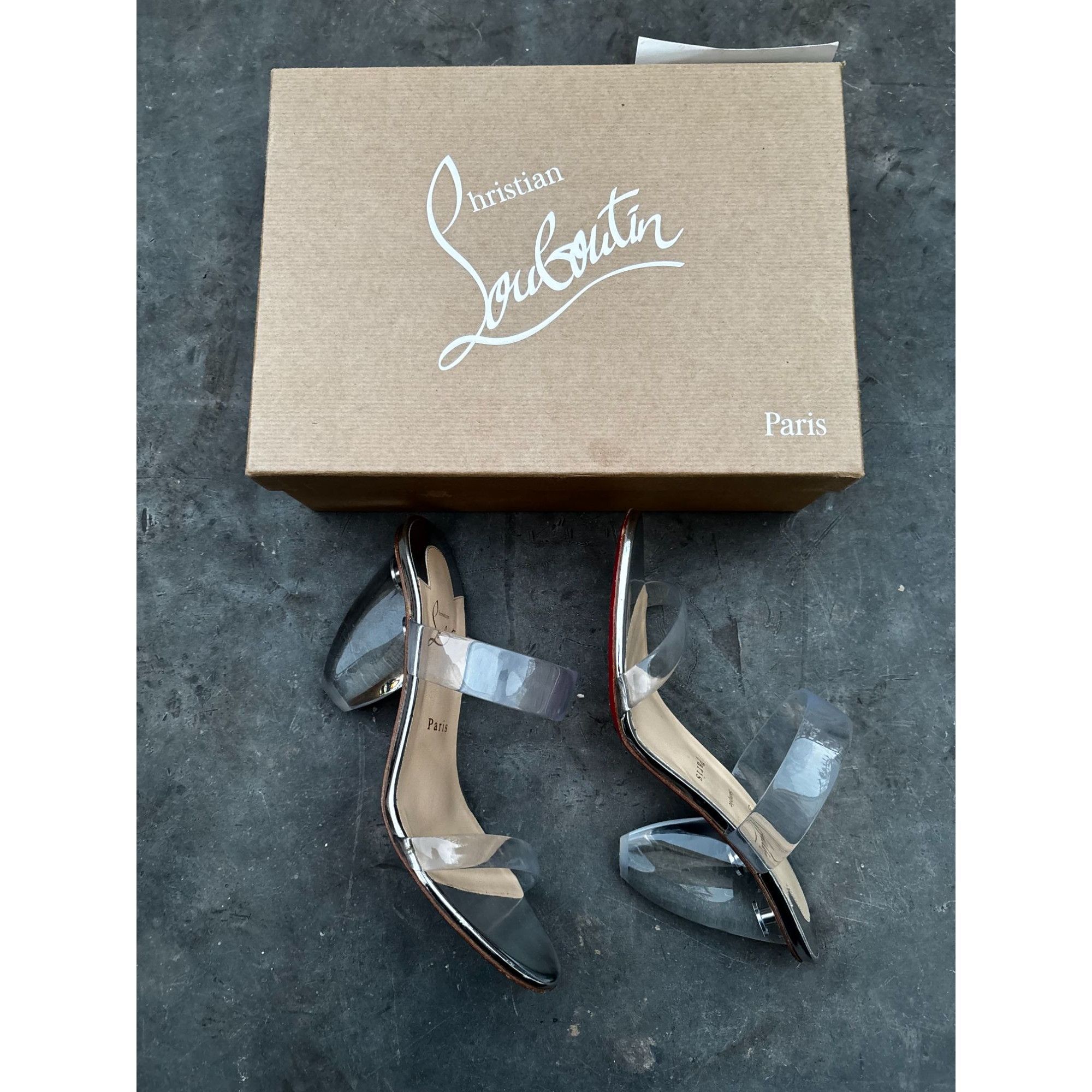 Christian Louboutin Christian Louboutin Transparent Strap Heels Size 39.5 Rare U Size US 9.5 / IT 39.5 - 8 Thumbnail