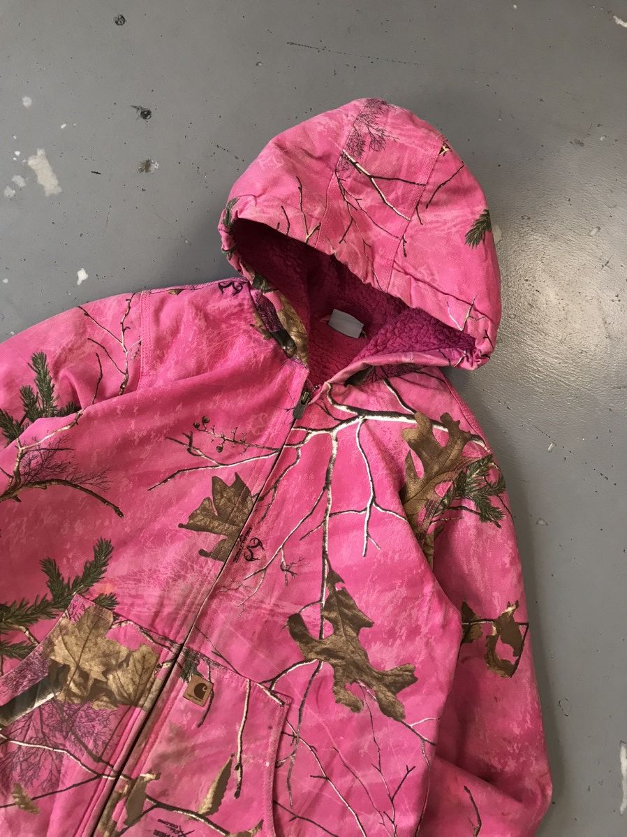 Carhartt × Vintage Vintage Carhartt j130 pin Sherpa line active jacket Size L / US 10 / IT 46 - 4 Thumbnail