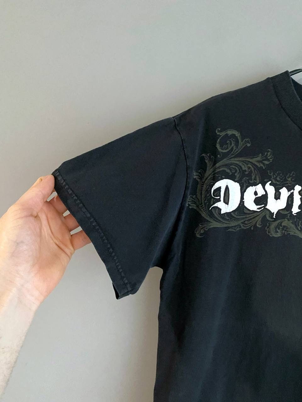 Band Tees × Vintage DevilDriver Rock Band Y2K Vintage Merch T-Shirt, Size S Size US S / EU 44-46 / 1 - 9 Thumbnail