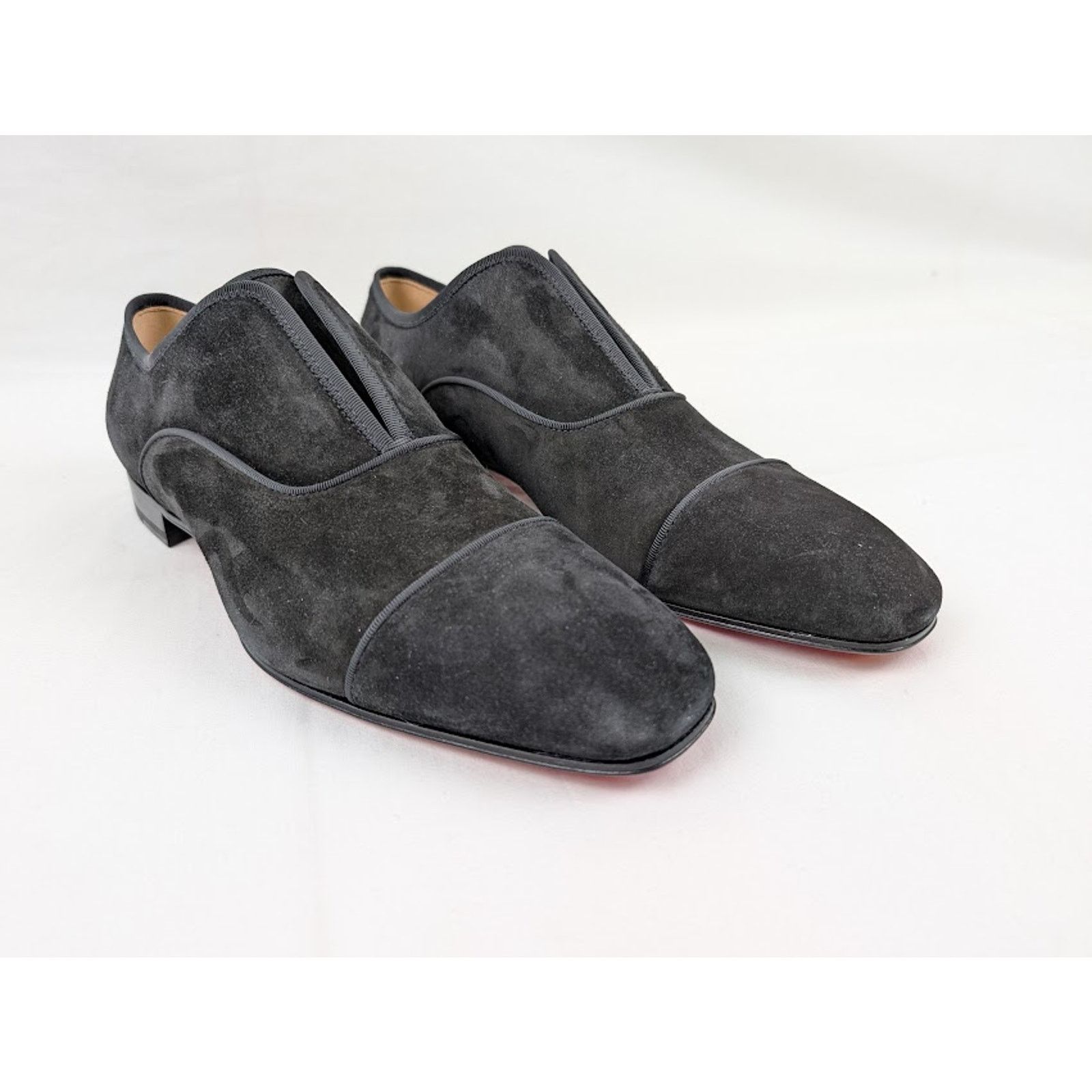 Christian Louboutin o1rshd1 Alpha Male Flat Shoes in Black Size US 12 / EU 45 - 1 Thumbnail