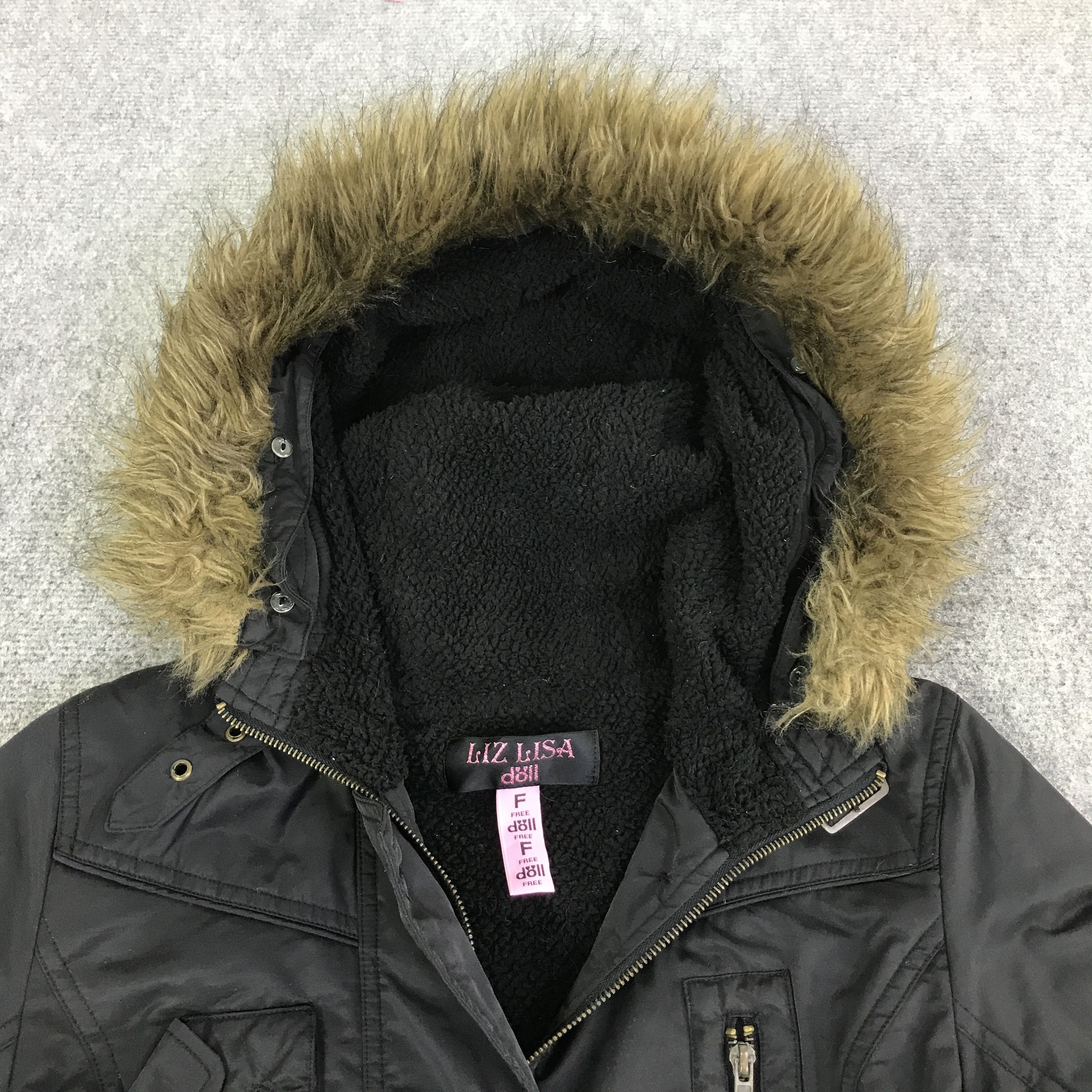 Japanese Brand liz lisa doll Fur Hoodie jacket style LGB K105B2 Size M / US 6-8 / IT 42-44 - 8 Thumbnail