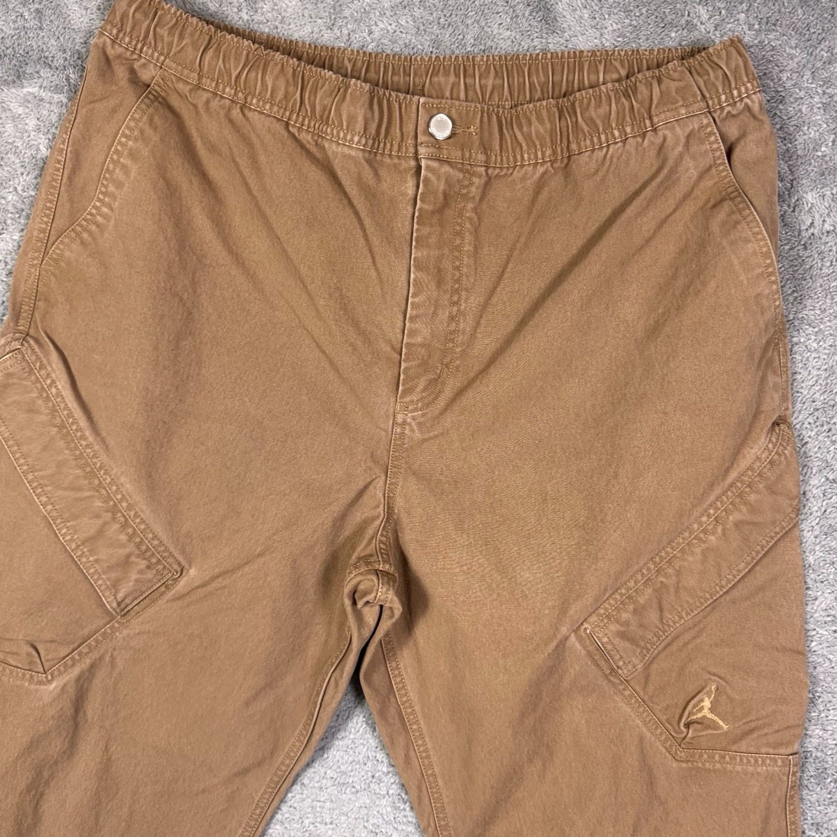 Nike Nike Jordan Chicago Utility Pants Men XL Cargo Trousers Pockets Canvas Cotton Brown Size US 36 / EU 52 - 4 Thumbnail
