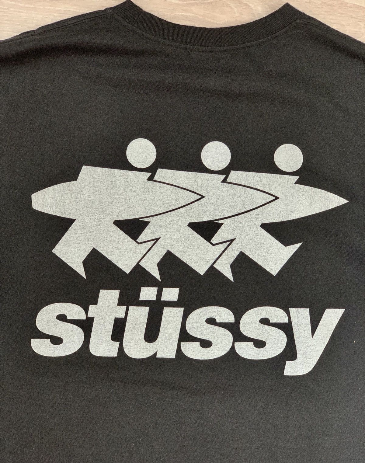 Stussy Stussy Surfwalk Tee Black - Size S Size US S / EU 44-46 / 1 - 8 Thumbnail