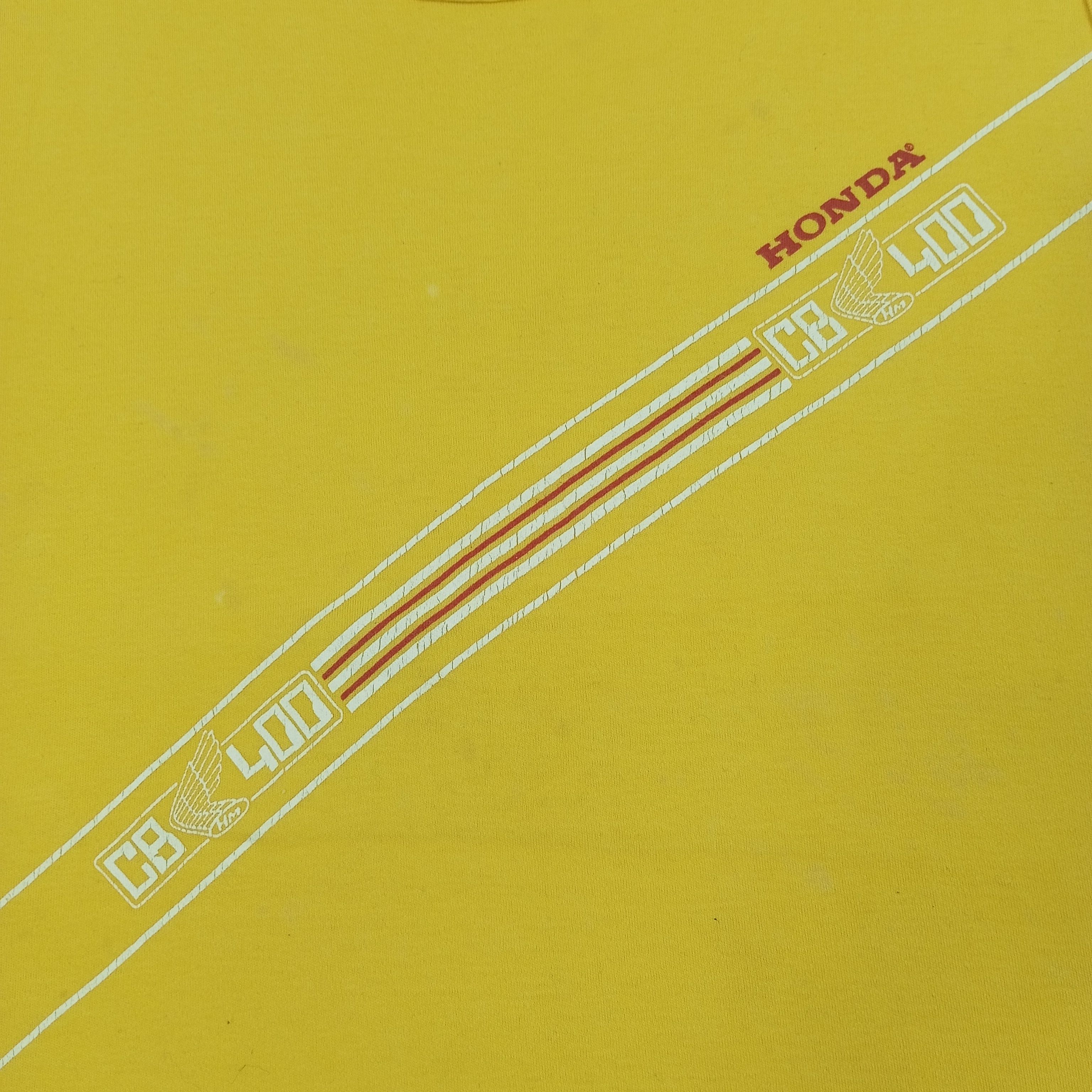 Honda × Vintage Honda CB 400 Japanese Brand Sleeveless Tshirt Size US S / EU 44-46 / 1 - 2 Thumbnail
