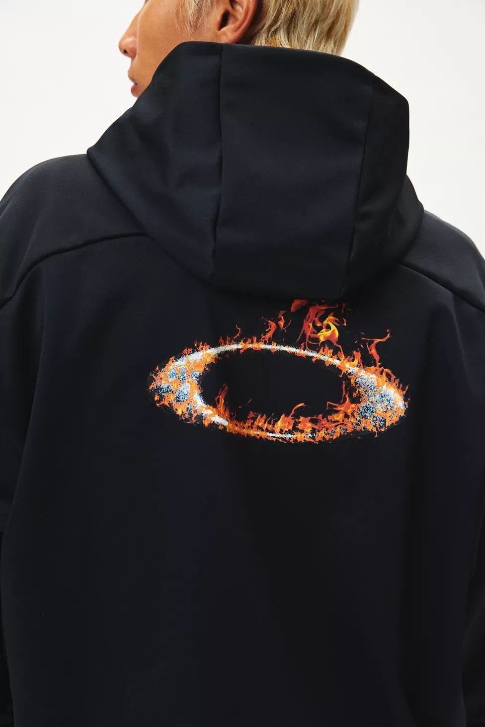 Oakley Oakley Solar Rail Softshell Hoodie Jacket Black Baggy Fit Size US L / EU 52-54 / 3 - 15 Thumbnail