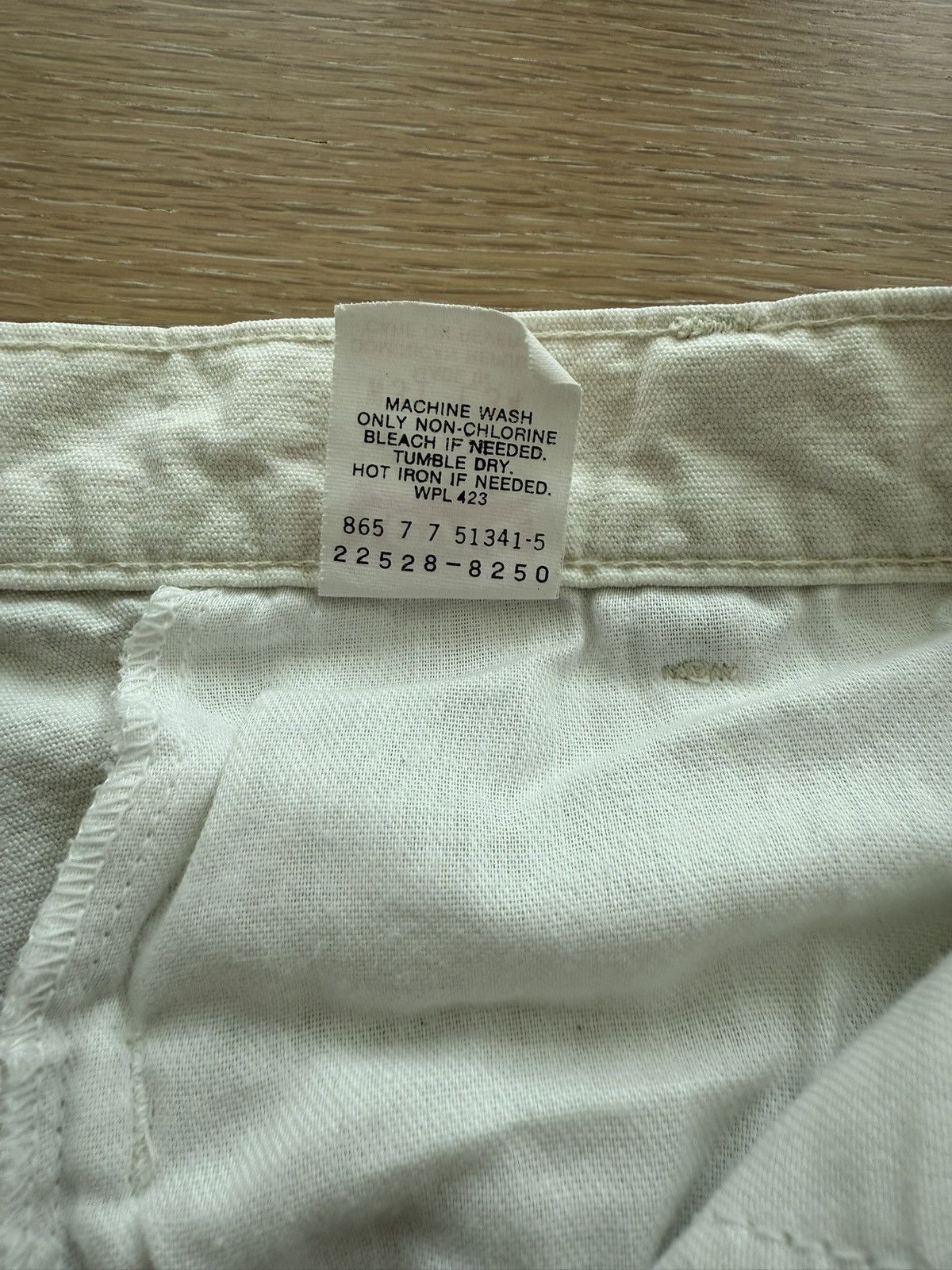 Levi's Vintage 80s White Pleated Levi’s 501 Pants Size 31" - 5 Thumbnail