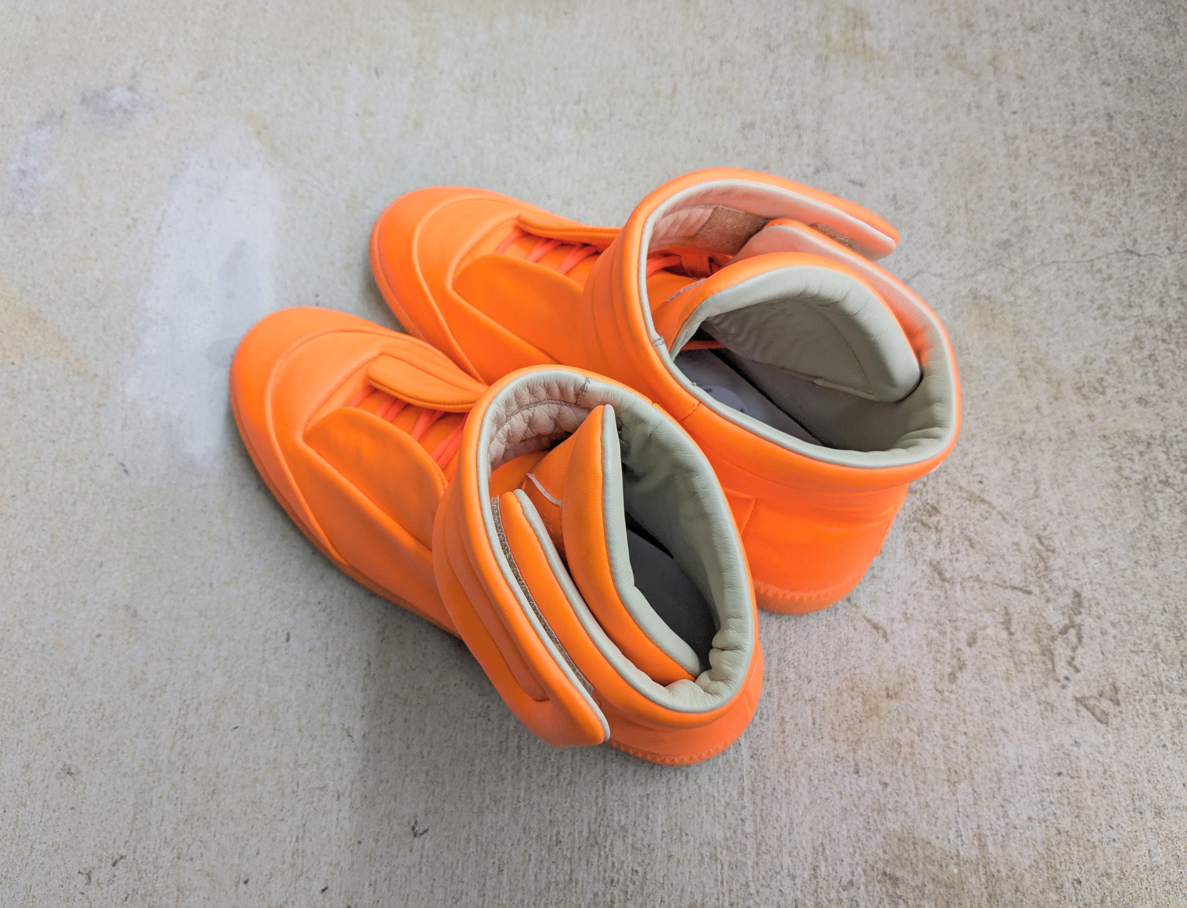 Maison Margiela Maison Margiela Future Orange Size 8 41 High Tops Leather Size US 8 / EU 41 - 15 Thumbnail