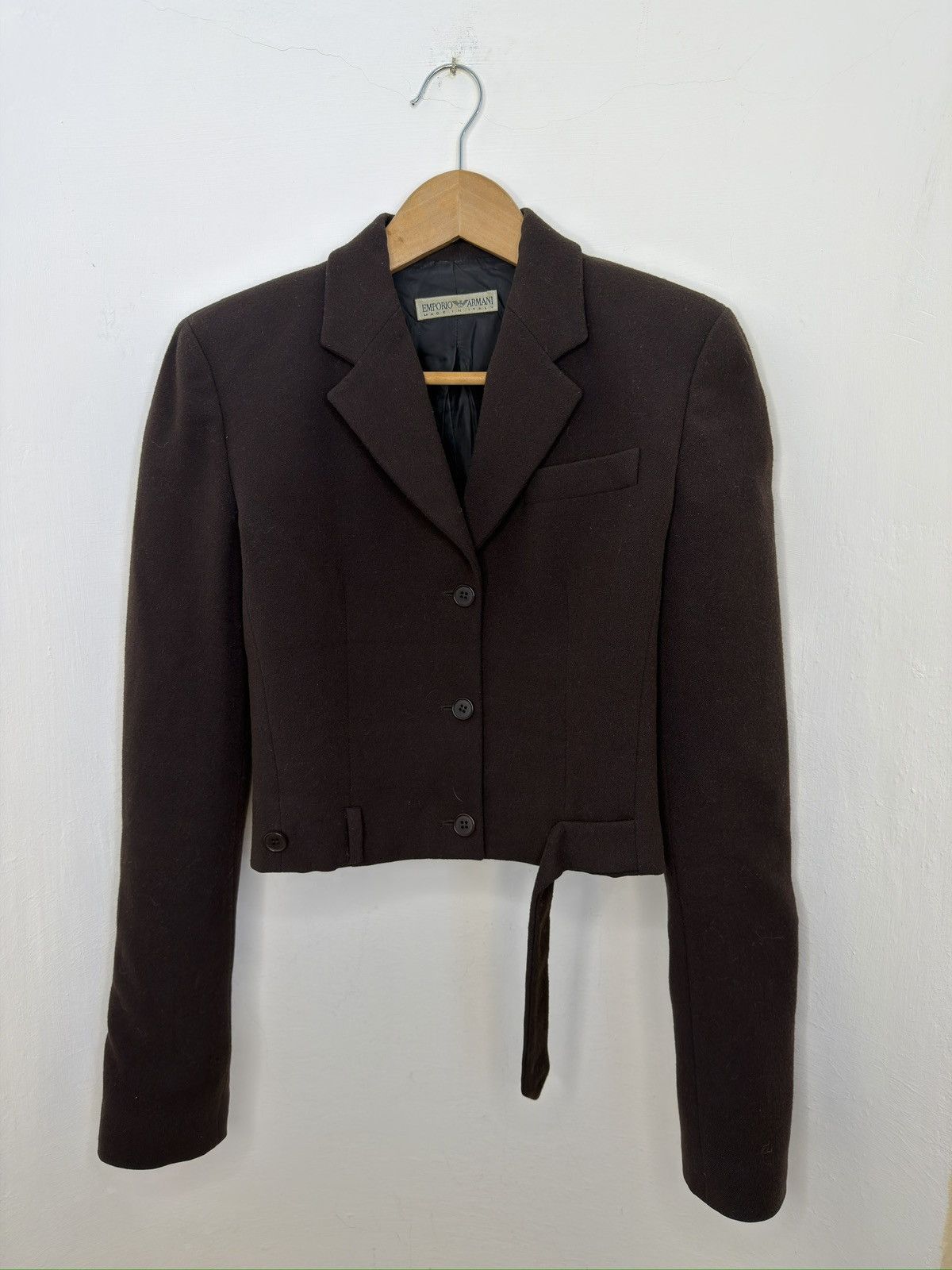 Emporio Armani SS99 Vintage Emporio Armani Wool Blazer Woman‘s Size S Size S / US 4 / IT 40 - 6 Thumbnail