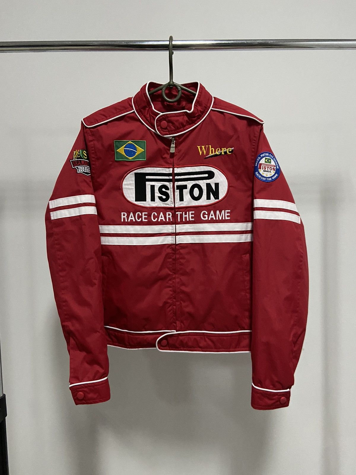 Other Piston Brazil 🇧🇷 racing jacket big logo Size M / US 6-8 / IT 42-44 - 1 Thumbnail