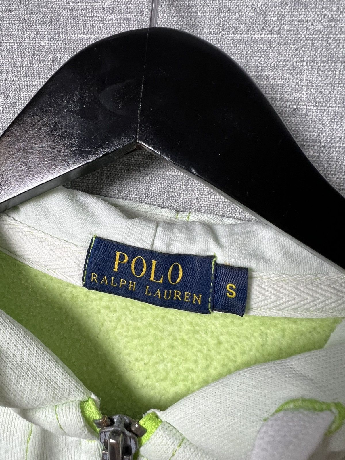 Polo Ralph Lauren Polo Ralph Lauren Mint Zip Up Hoodie Pony Logo Size US S / EU 44-46 / 1 - 13 Thumbnail