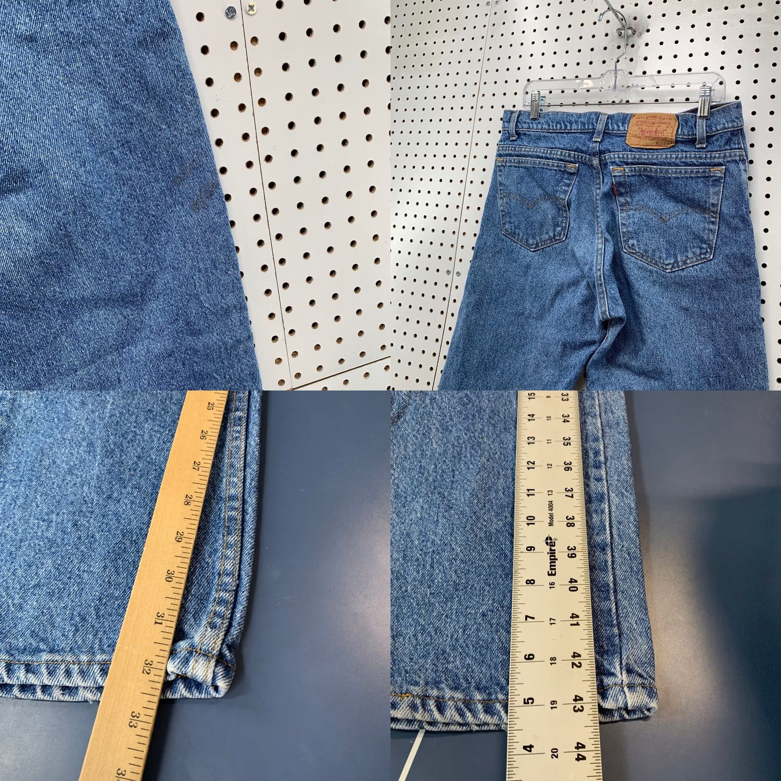 Levi's Levi's 505 Jeans Mens 34x32 Straight Light Wash USA Made 505 Levis Jeans Mens Size US 34 / EU 50 - 9 Thumbnail