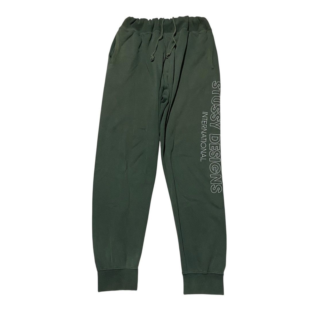 Stussy Stussy international designs green jogger longpant Size US 36 / EU 52 - 1 Thumbnail