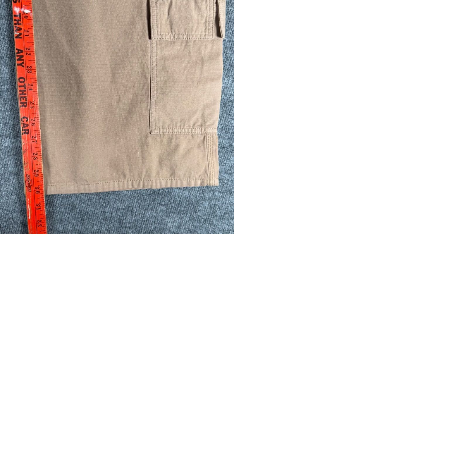 Forever 21 Forever 21 Womens Carpenter Pants Cargo Utility 7 Pockets Wide Leg Khaki Beige Size 36" / US 14 / IT 50 - 9 Thumbnail