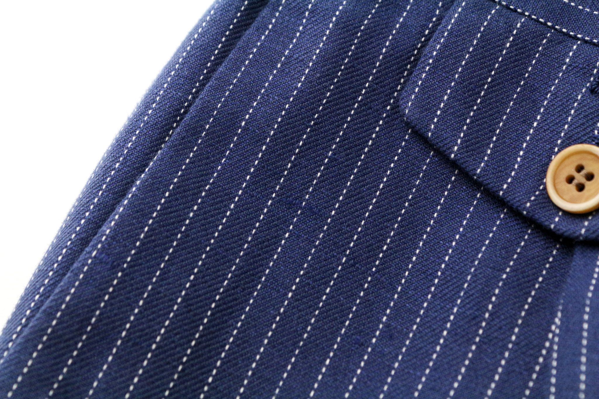 Suitsupply BRENTWOOD UK38R Blue Linen Blend Pleated Trousers 74730 Size 38R - 8 Thumbnail