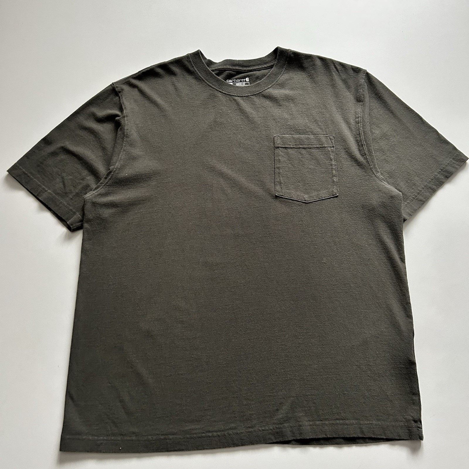 Carhartt Carhartt Shirt Large Black Loose Vintage Blank Pocket Tee Size US L / EU 52-54 / 3 - 1 Thumbnail