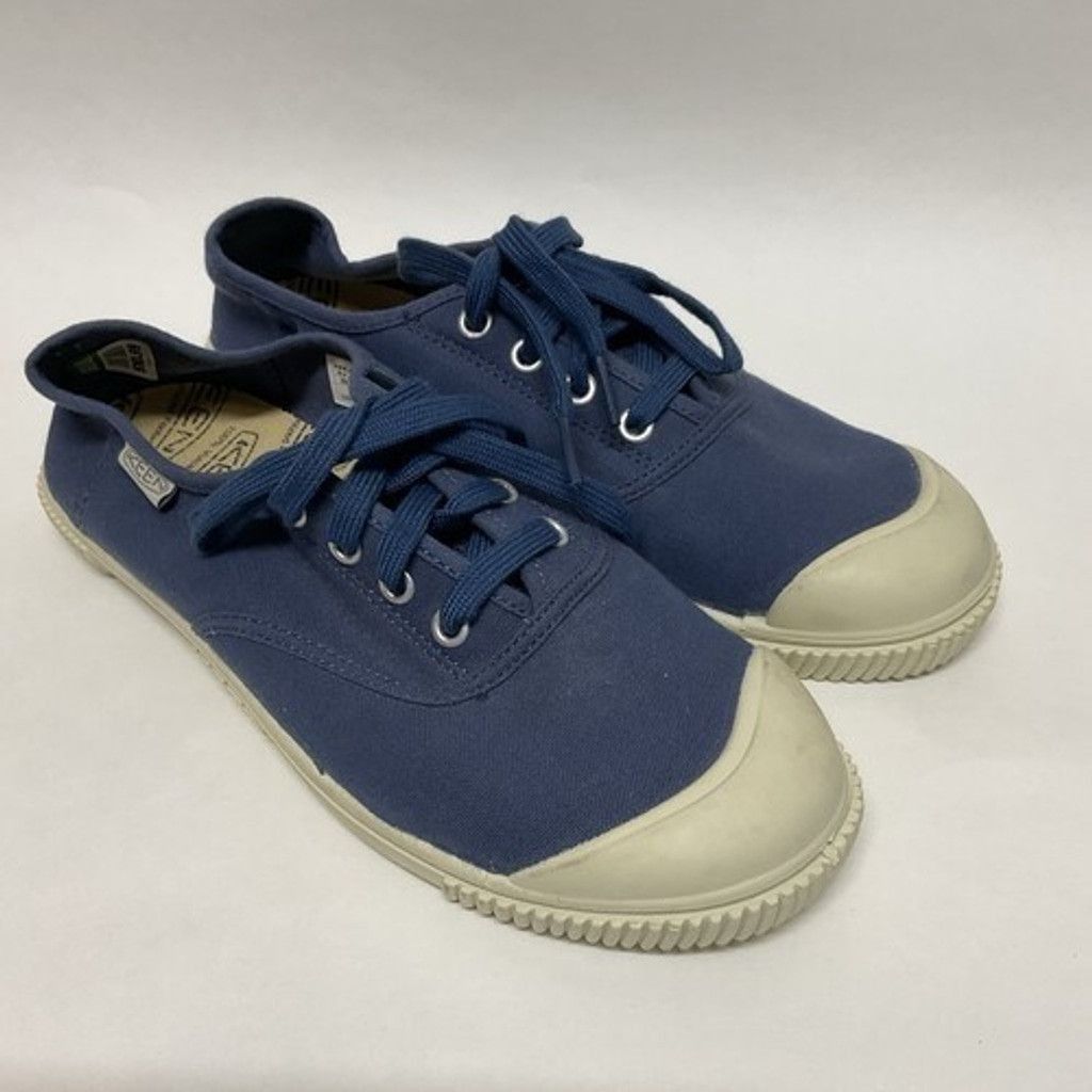 KEEN NWT Keen Vulcanized Canvas Sneakers Women Size 8.5 Navy Blue Size US 8.5 / IT 38.5 - 1 Thumbnail
