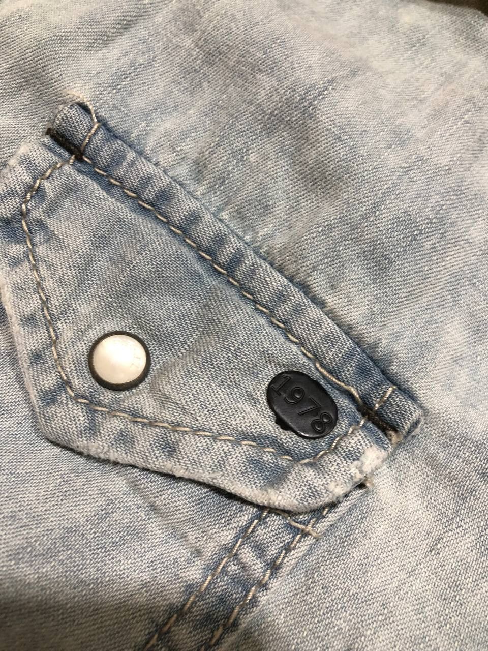 Diesel DIESEL Western Denim Button-Up Shirt Size US L / EU 52-54 / 3 - 8 Thumbnail