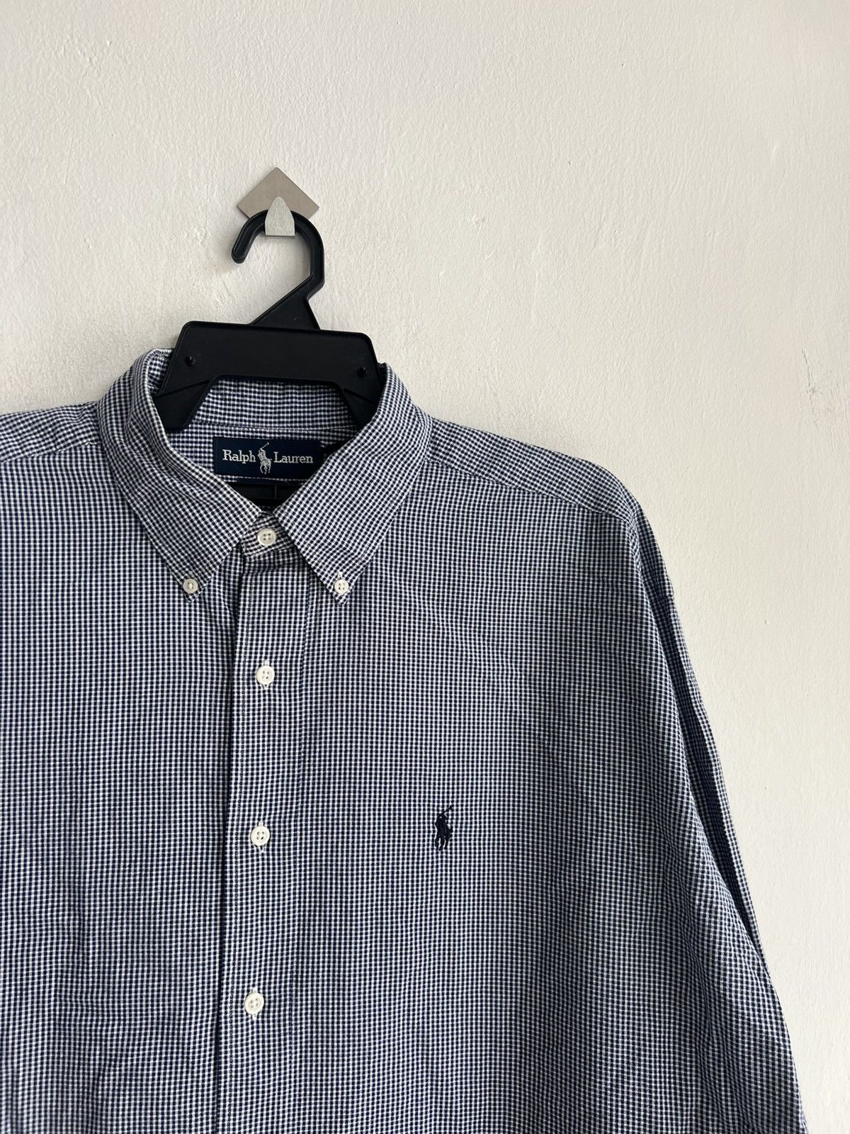 Polo Ralph Lauren Vintage Polo Ralph Lauren Blake Gingham Plaid Oxford Shirt Size US XL / EU 56 / 4 - 1 Thumbnail
